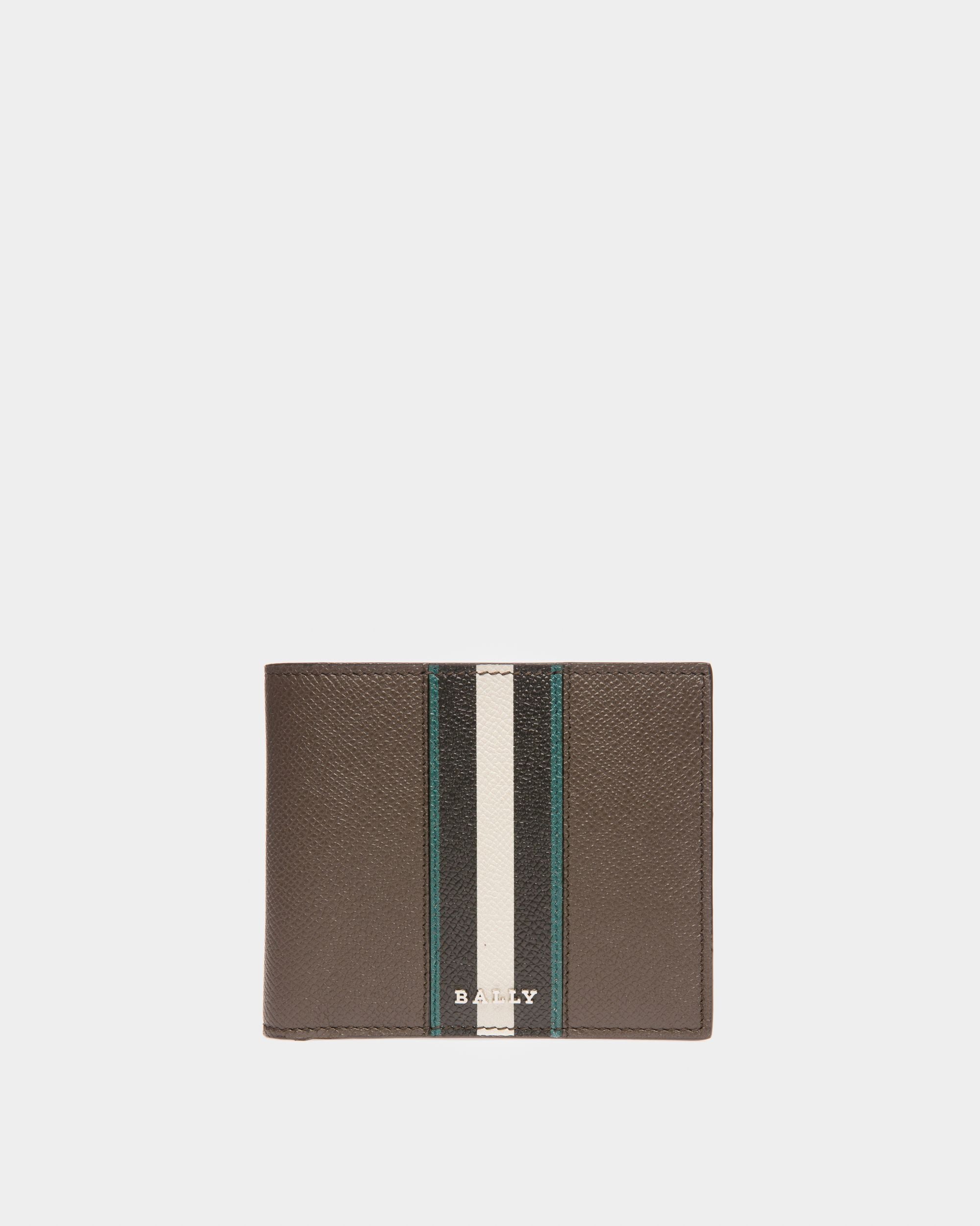 Bribel Portefeuille Avec Porte-Monnaie En Cuir Vert Militaire - Homme - Bally - 01