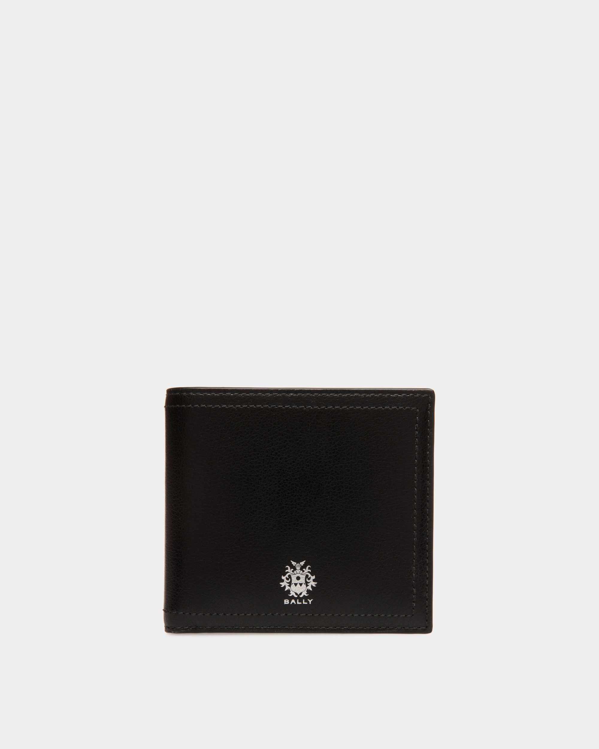Portefeuille À Deux Volets Ray En Cuir Noir - Homme - Bally - 01