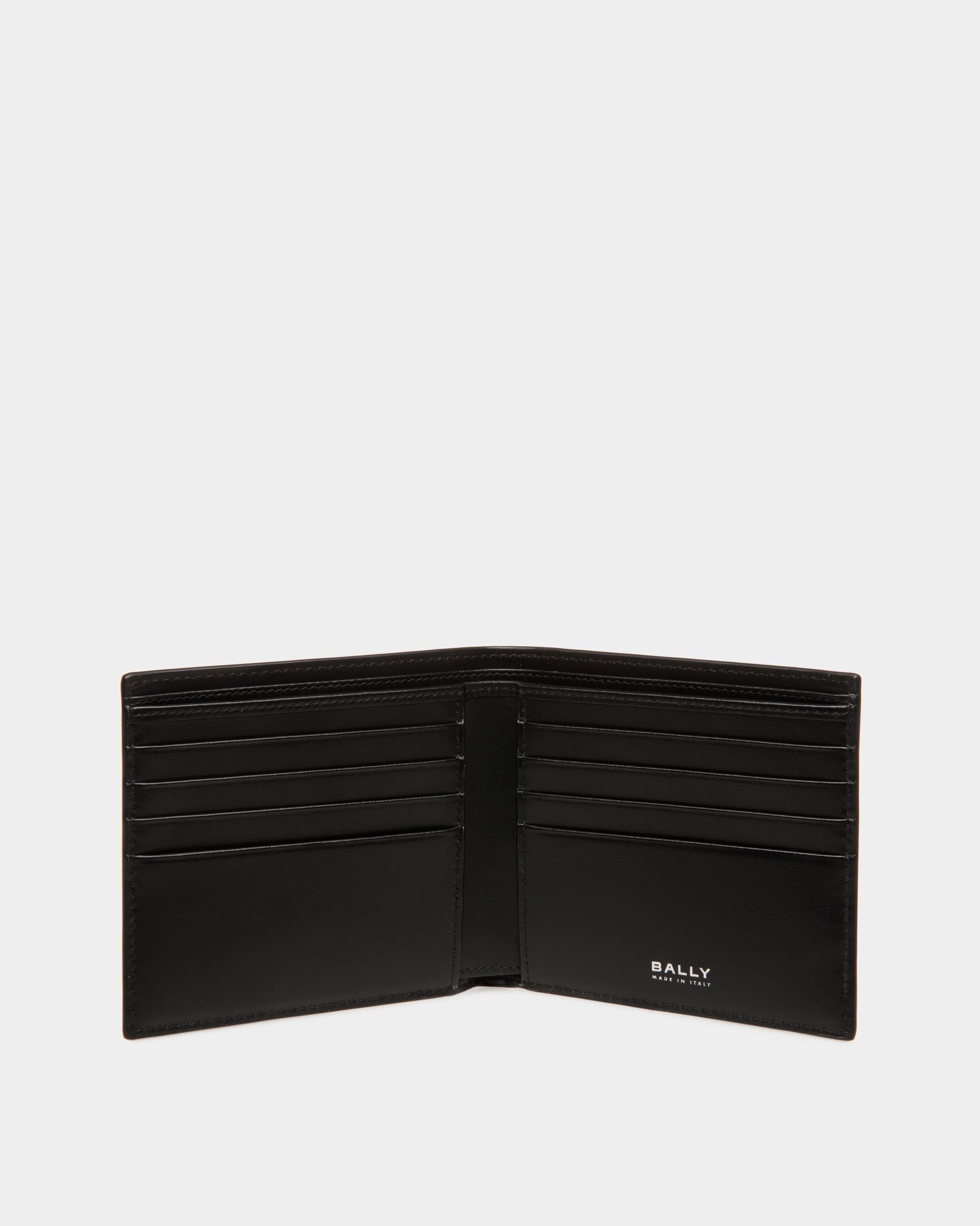 Portefeuille À Deux Volets Ray En Cuir Noir - Homme - Bally - 03