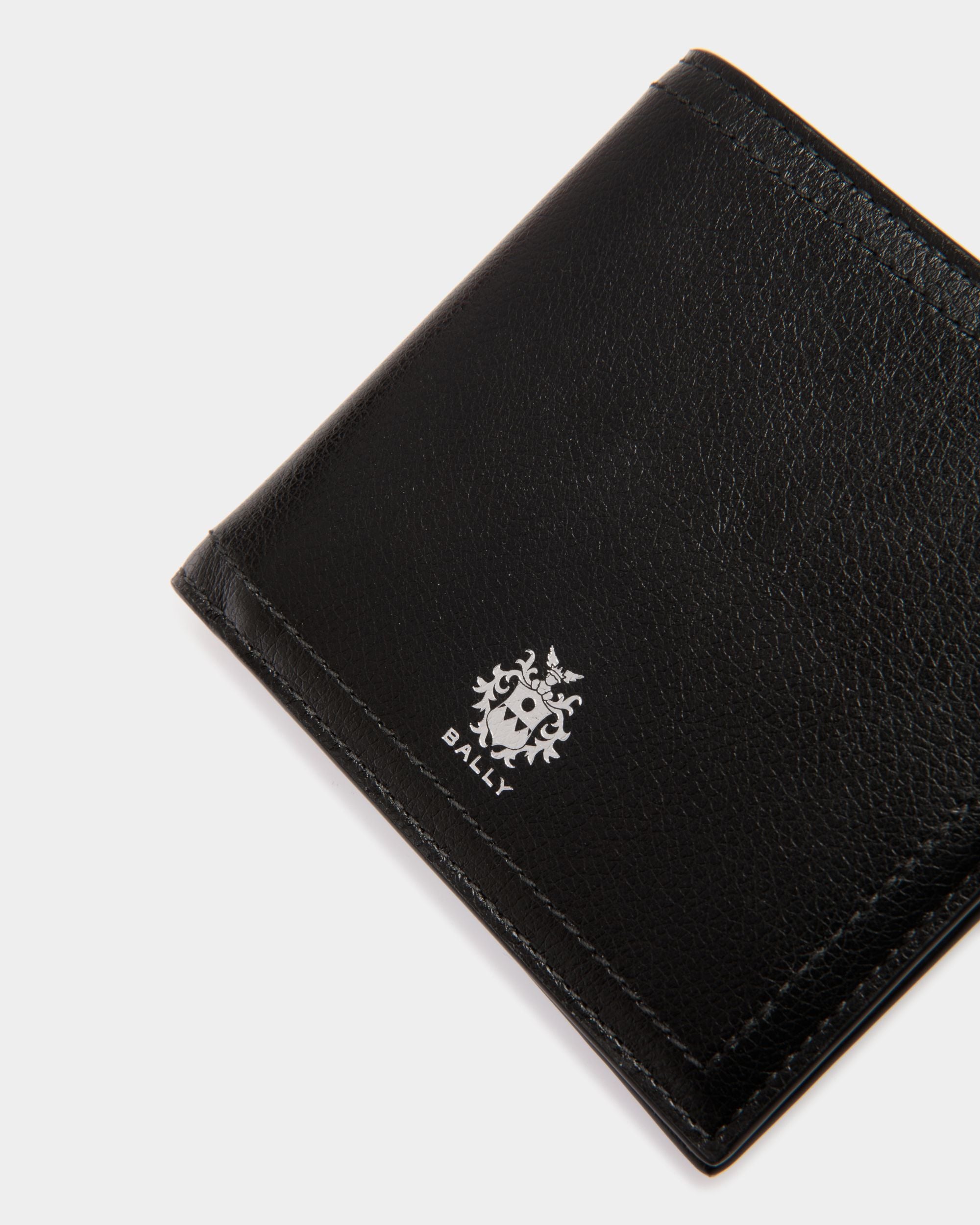Portefeuille À Deux Volets Ray En Cuir Noir - Homme - Bally - 04