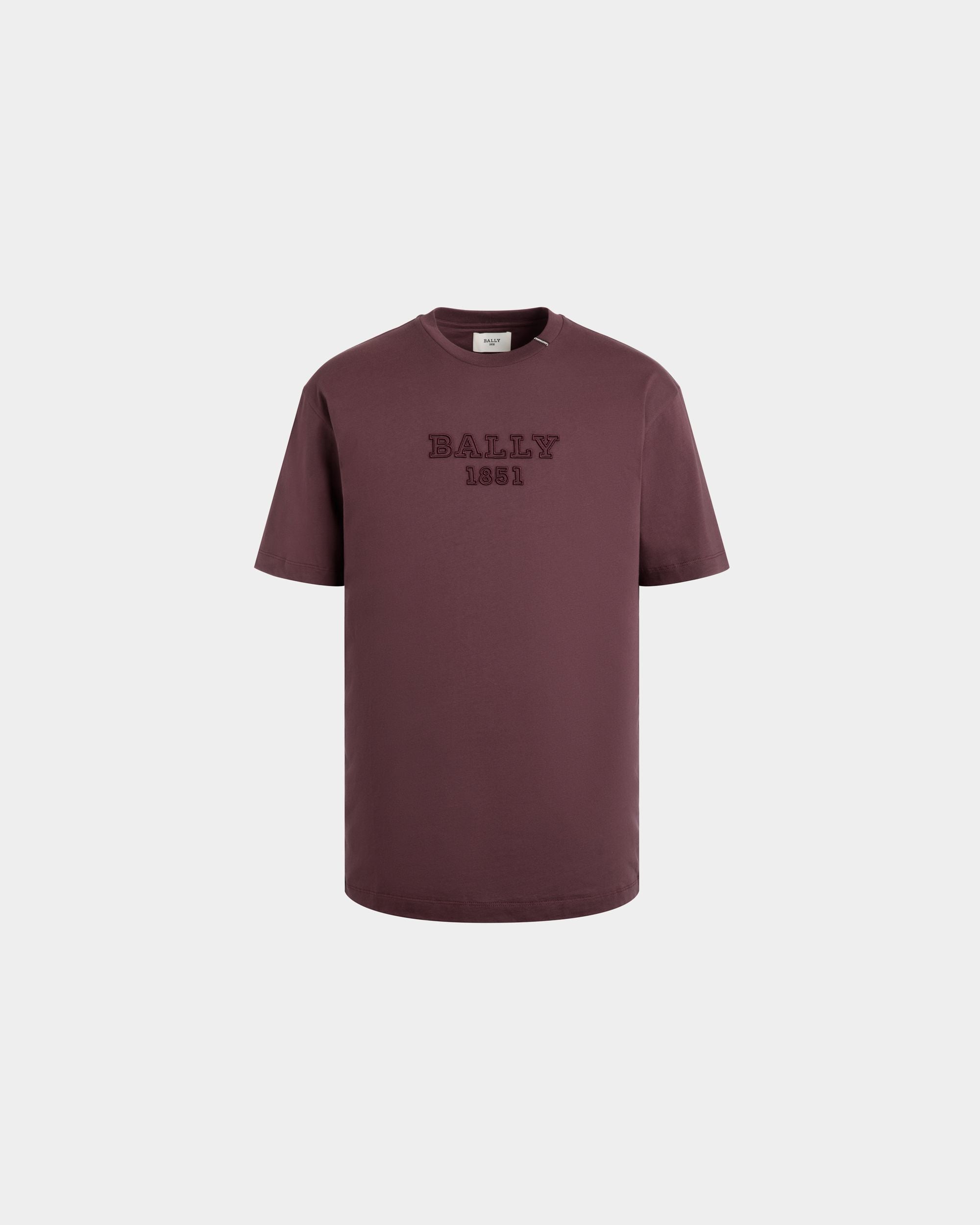 T-Shirt In Orange Cotton - Homme - Bally - 01