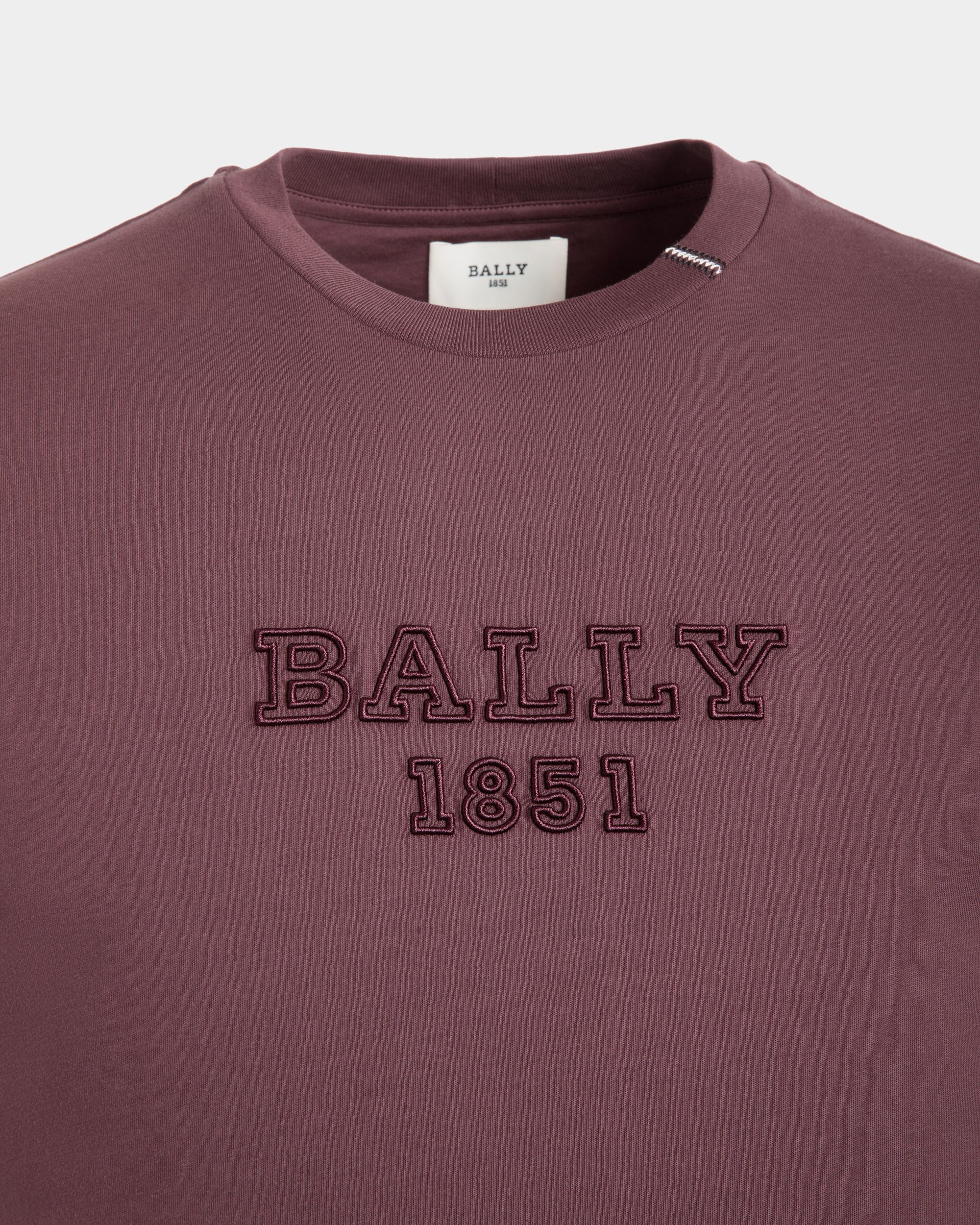 T-Shirt In Orange Cotton - Homme - Bally - 02