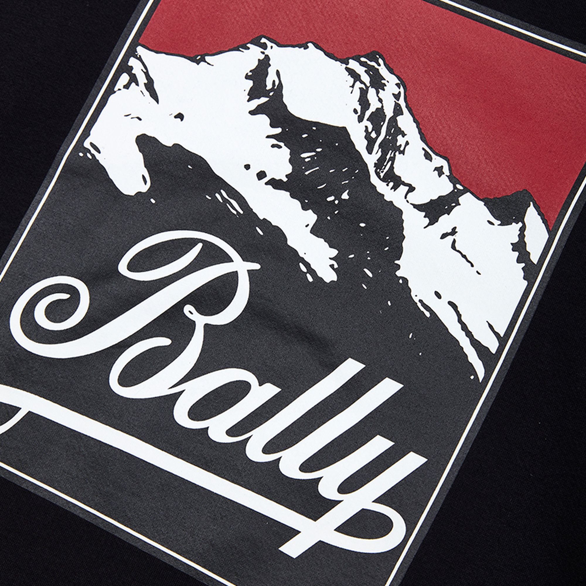 Sweat-Shirt En Coton Noir Avec Imprimé Bally - Homme - Bally - 02
