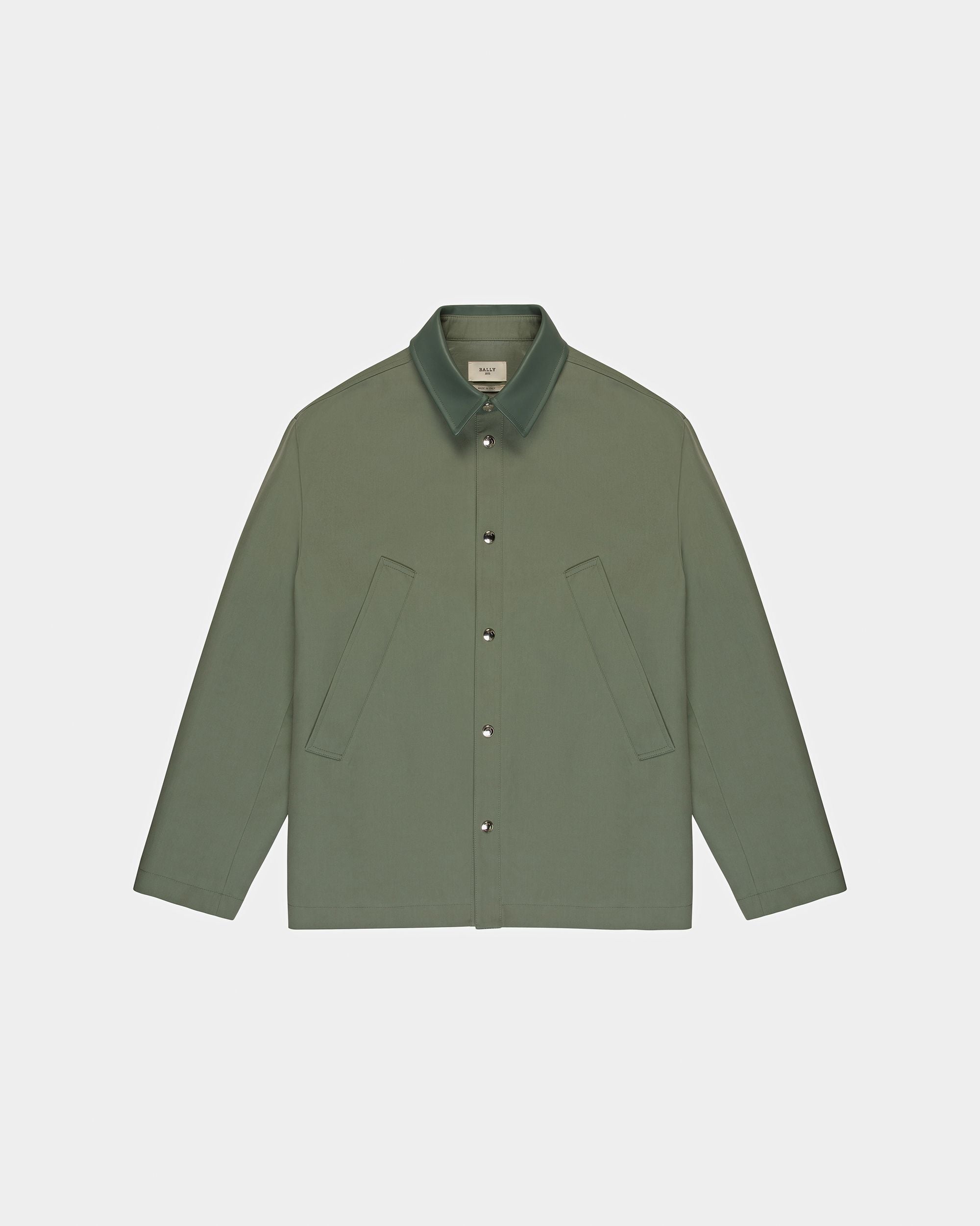 Veste En Coton Sauge - Homme - Bally - 01