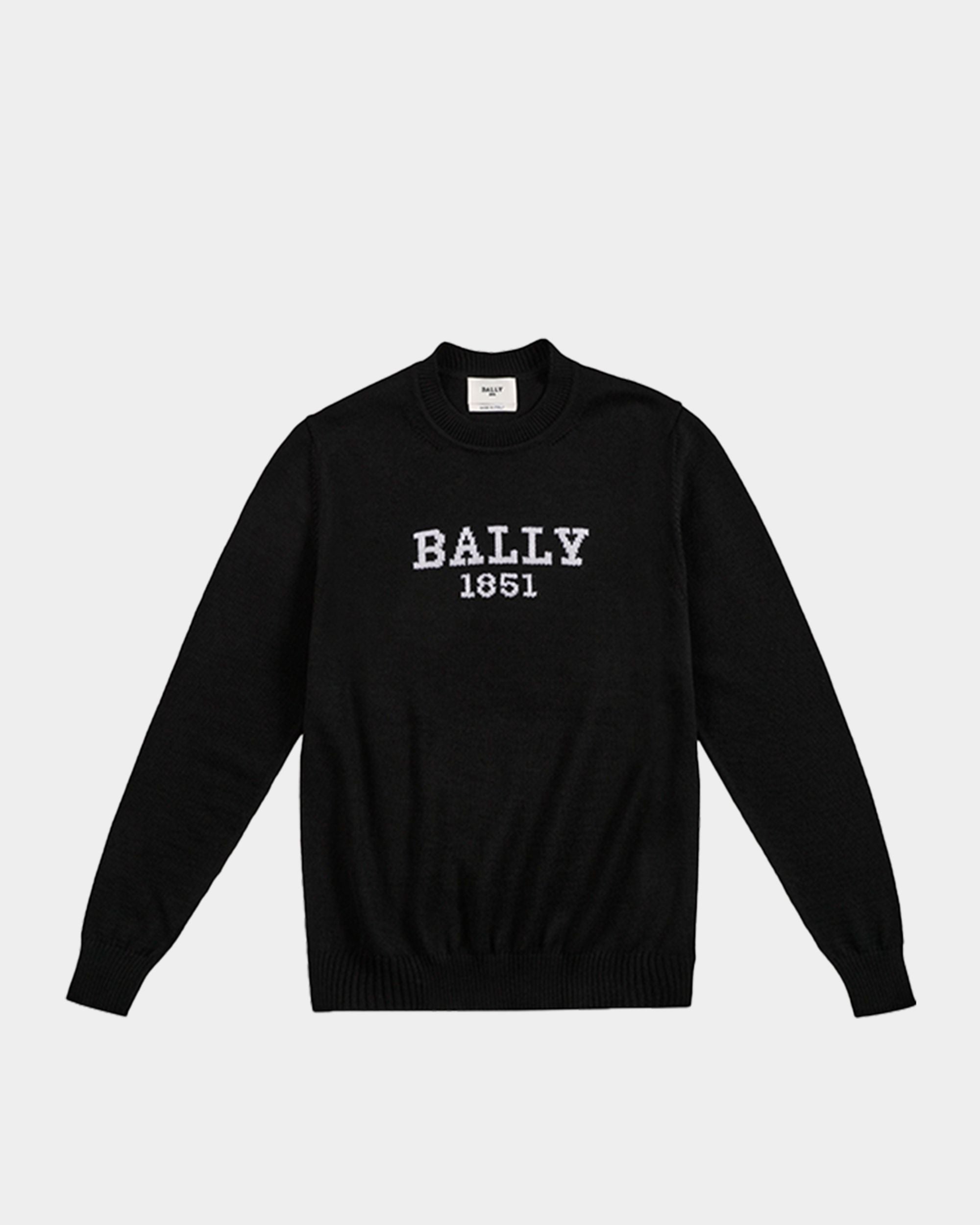 Pull En Laine Noire - Homme - Bally - 01