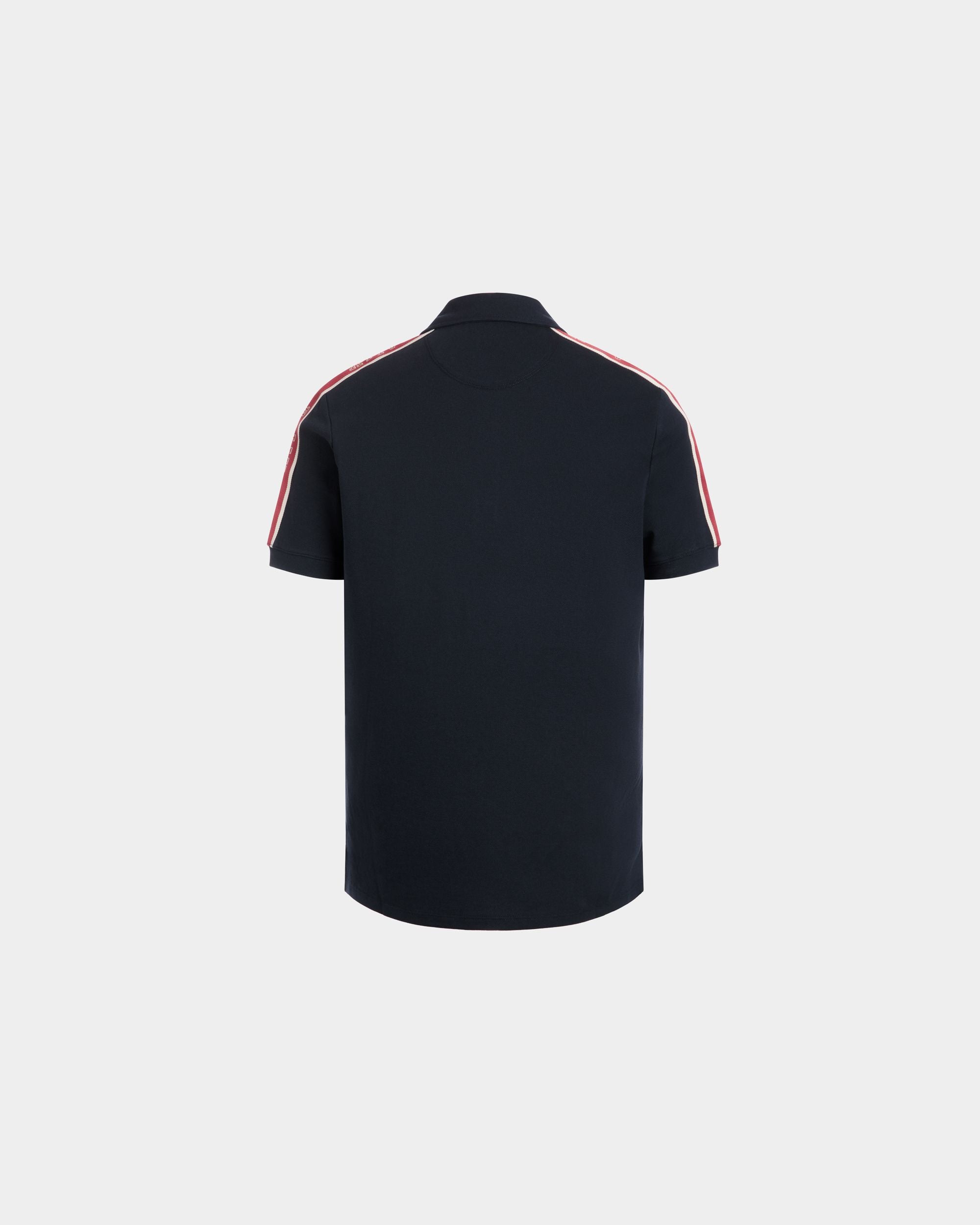 Polo In Blue Cotton - Homme - Bally - 03