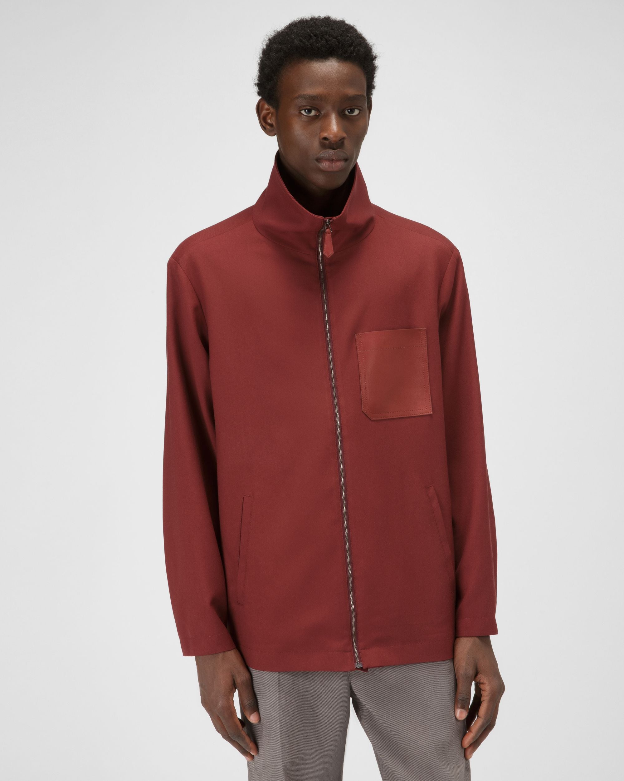 Bombardier En Laine Rouge Héritage - Homme - Bally - 01