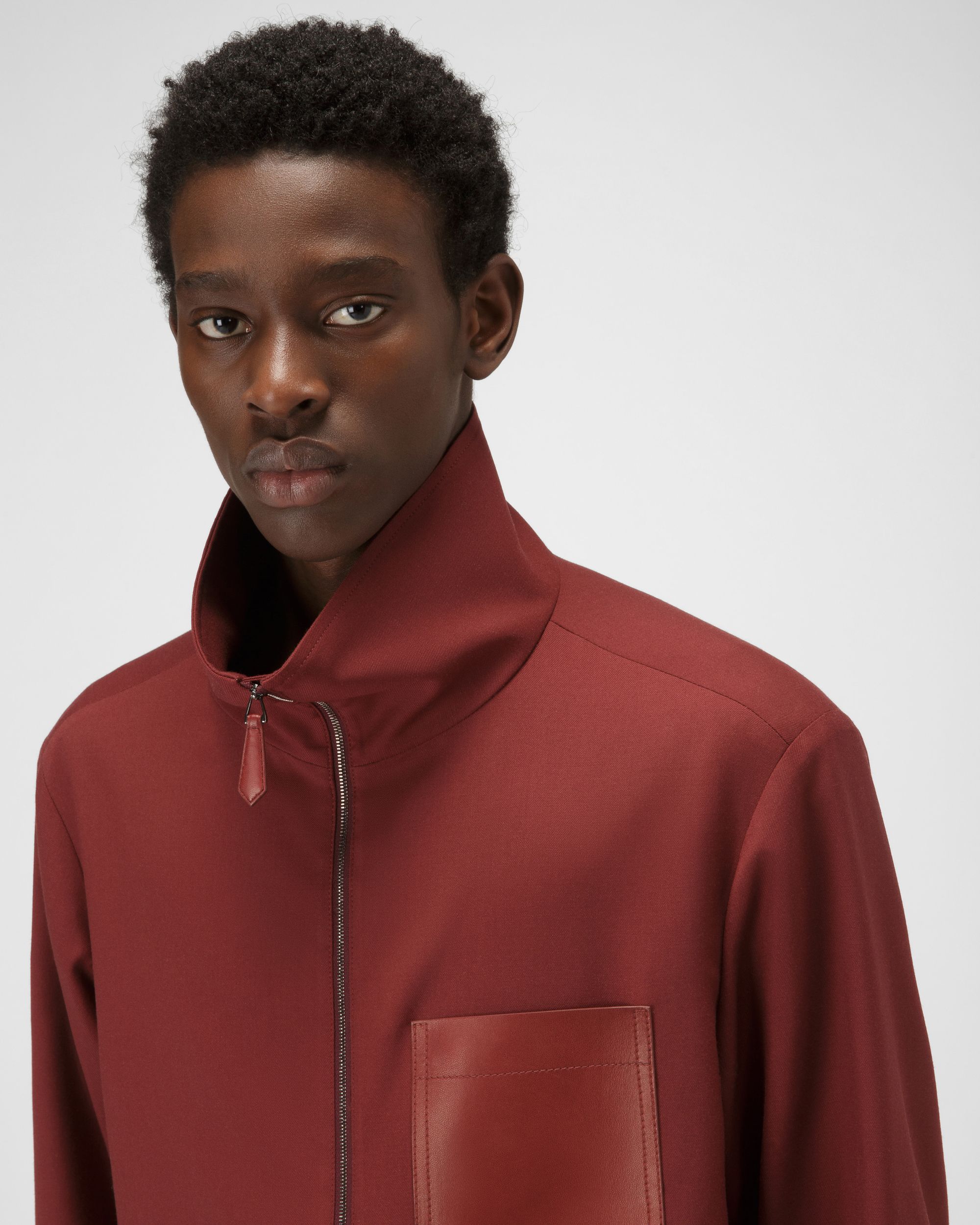 Bombardier En Laine Rouge Héritage - Homme - Bally - 02