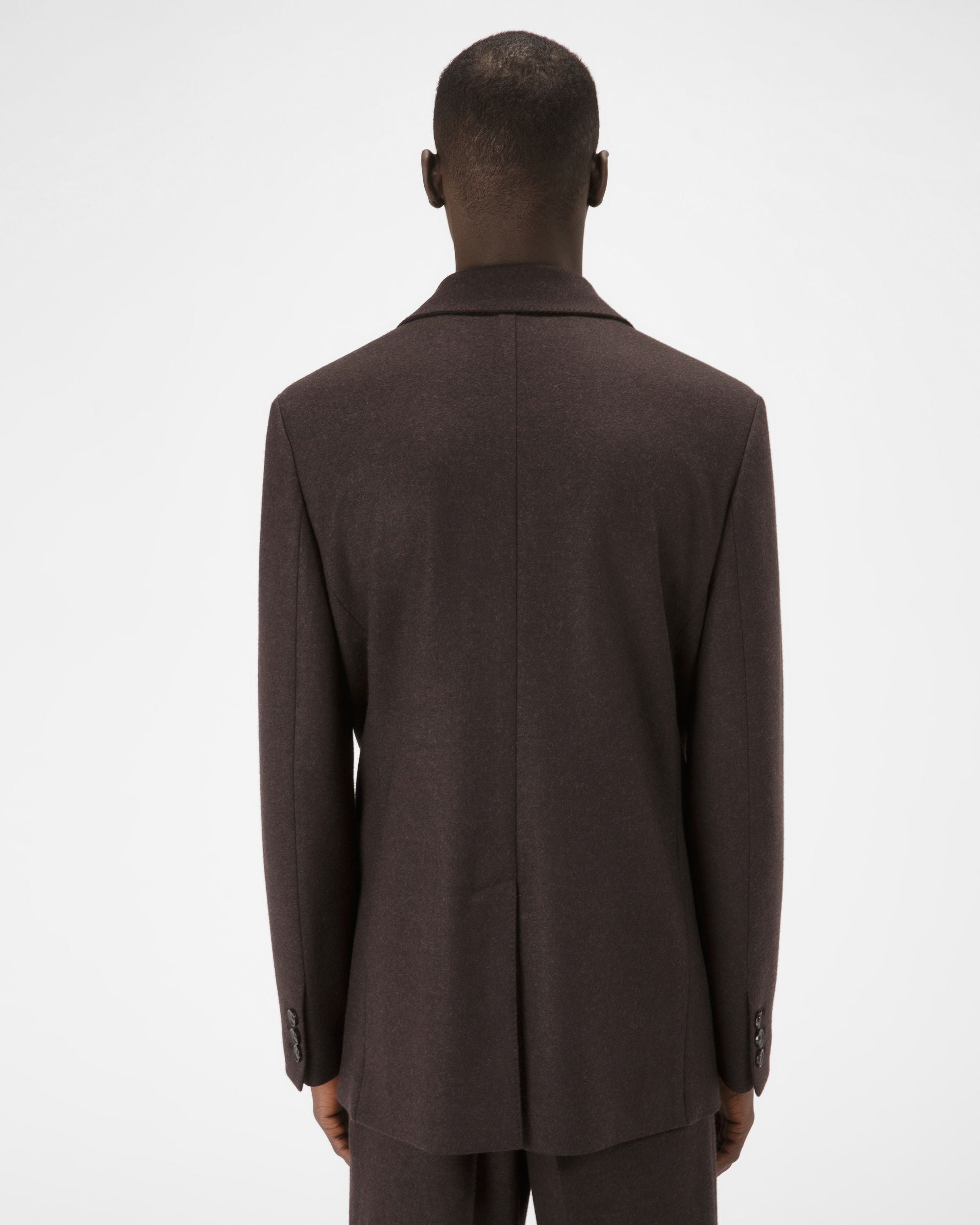 Veste En Laine En Brun Ébène - Homme - Bally - 03