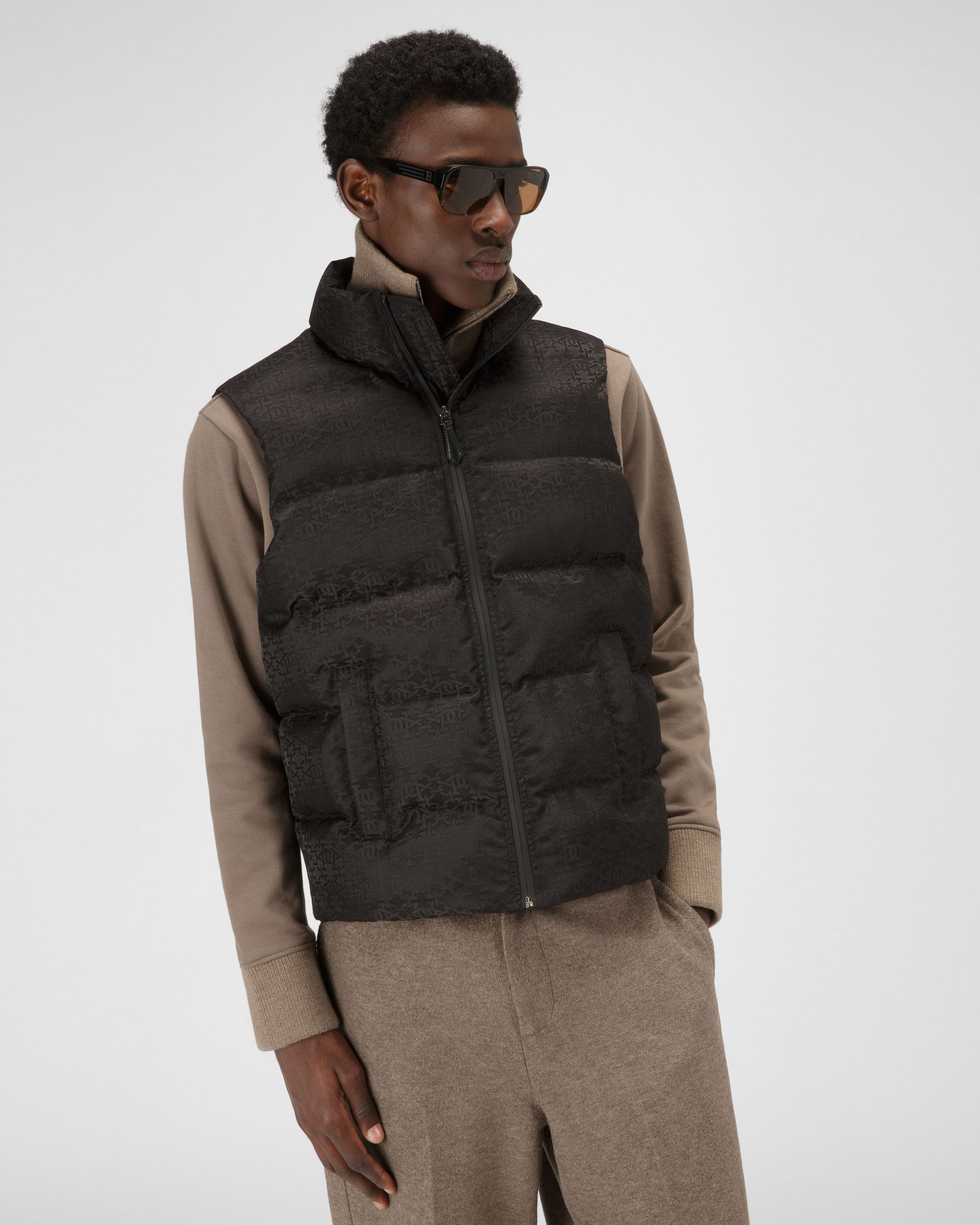 Veste En Polyester Recyclé Noir - Homme - Bally - 01