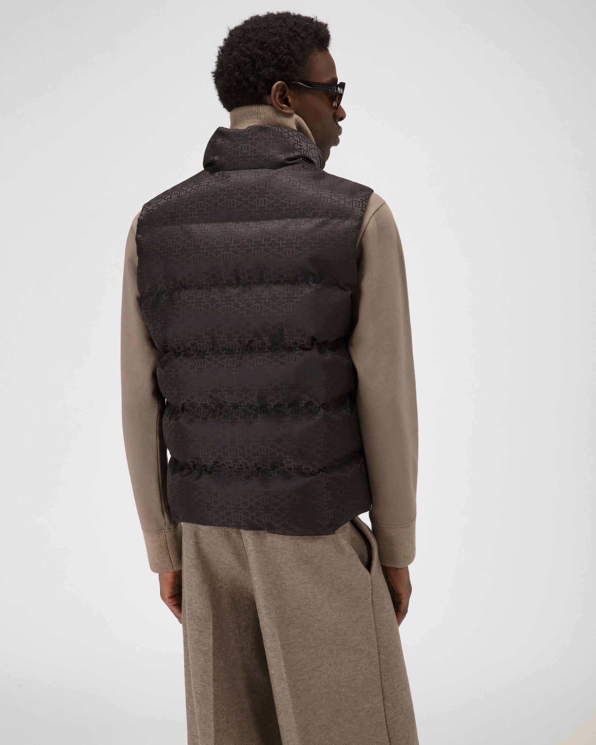Veste En Polyester Recyclé Noir - Homme - Bally - 03