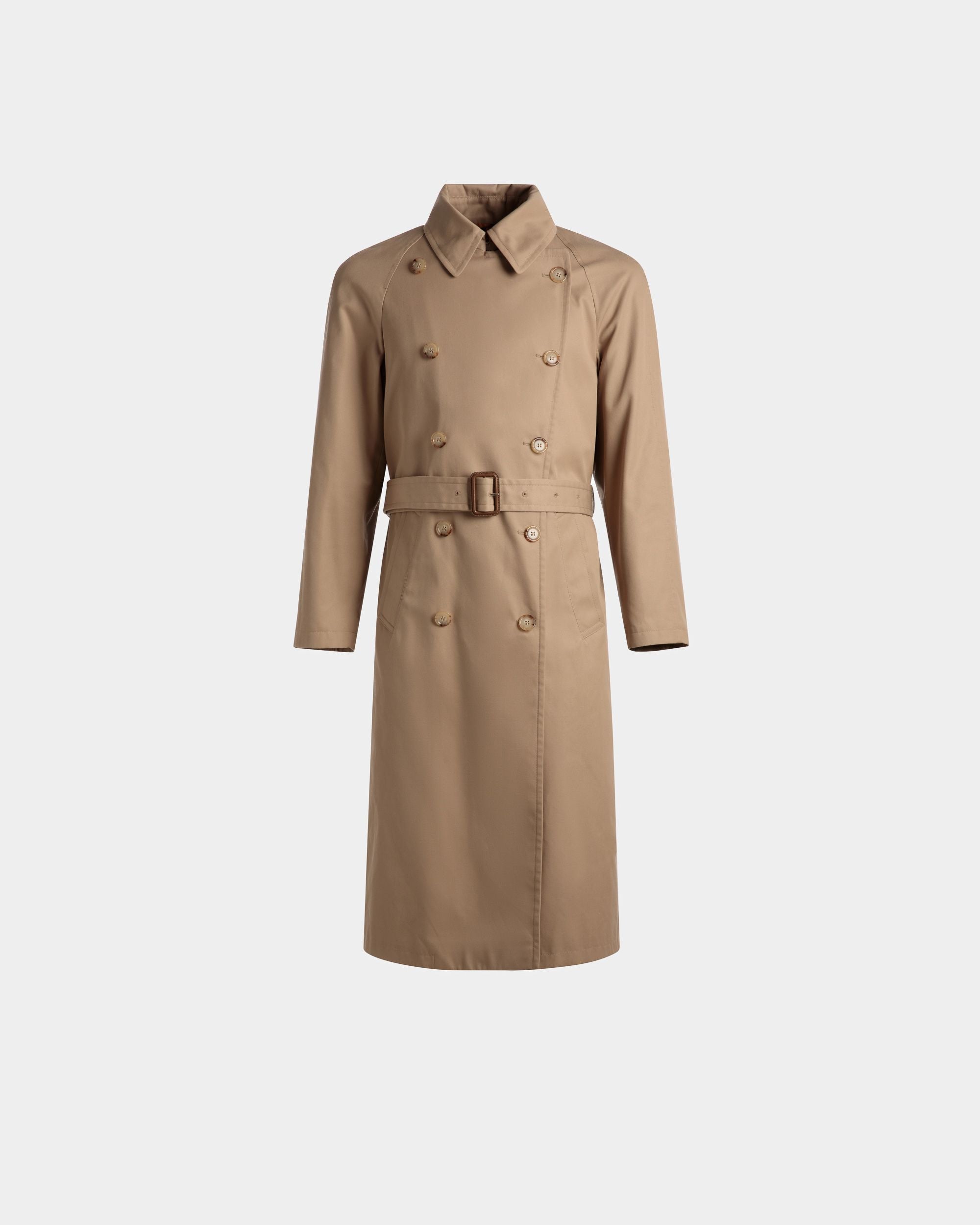 Trench-coat En coton marron - Homme - Bally - 01
