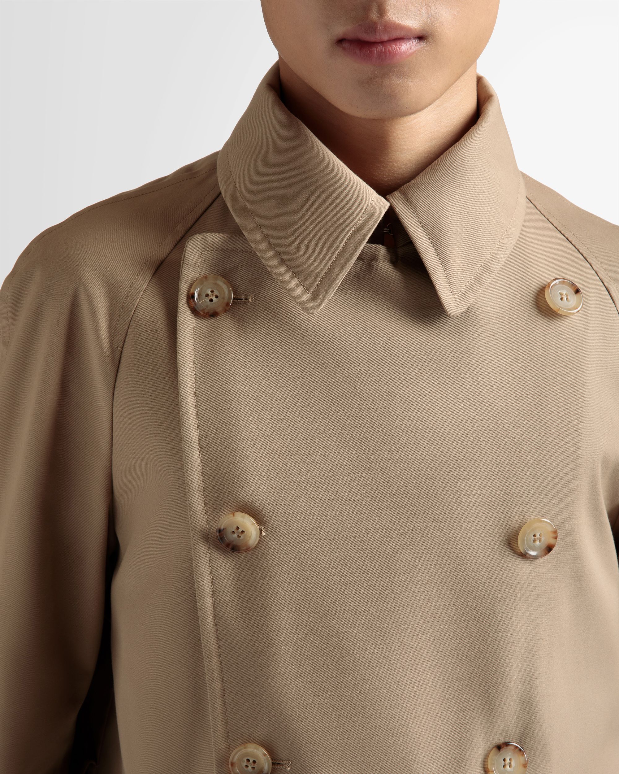 Trench-coat En coton marron - Homme - Bally - 04