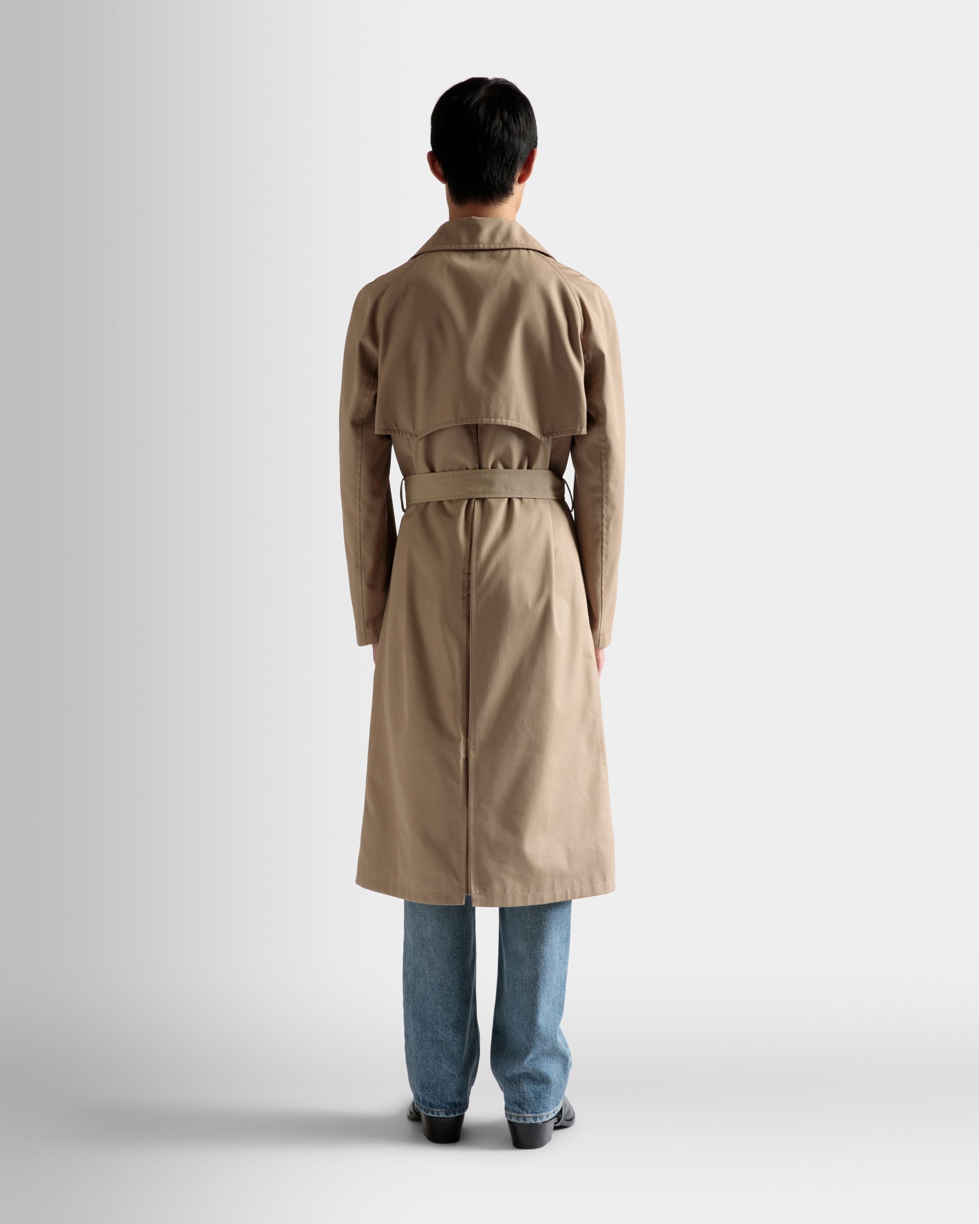 Trench-coat En coton marron - Homme - Bally - 06