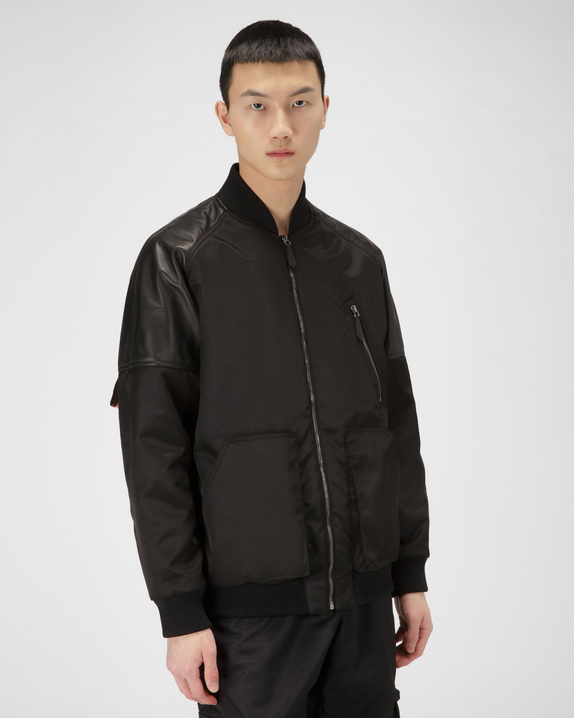 Bombardier En Nylon Recyclé Noir - Homme - Bally - 01