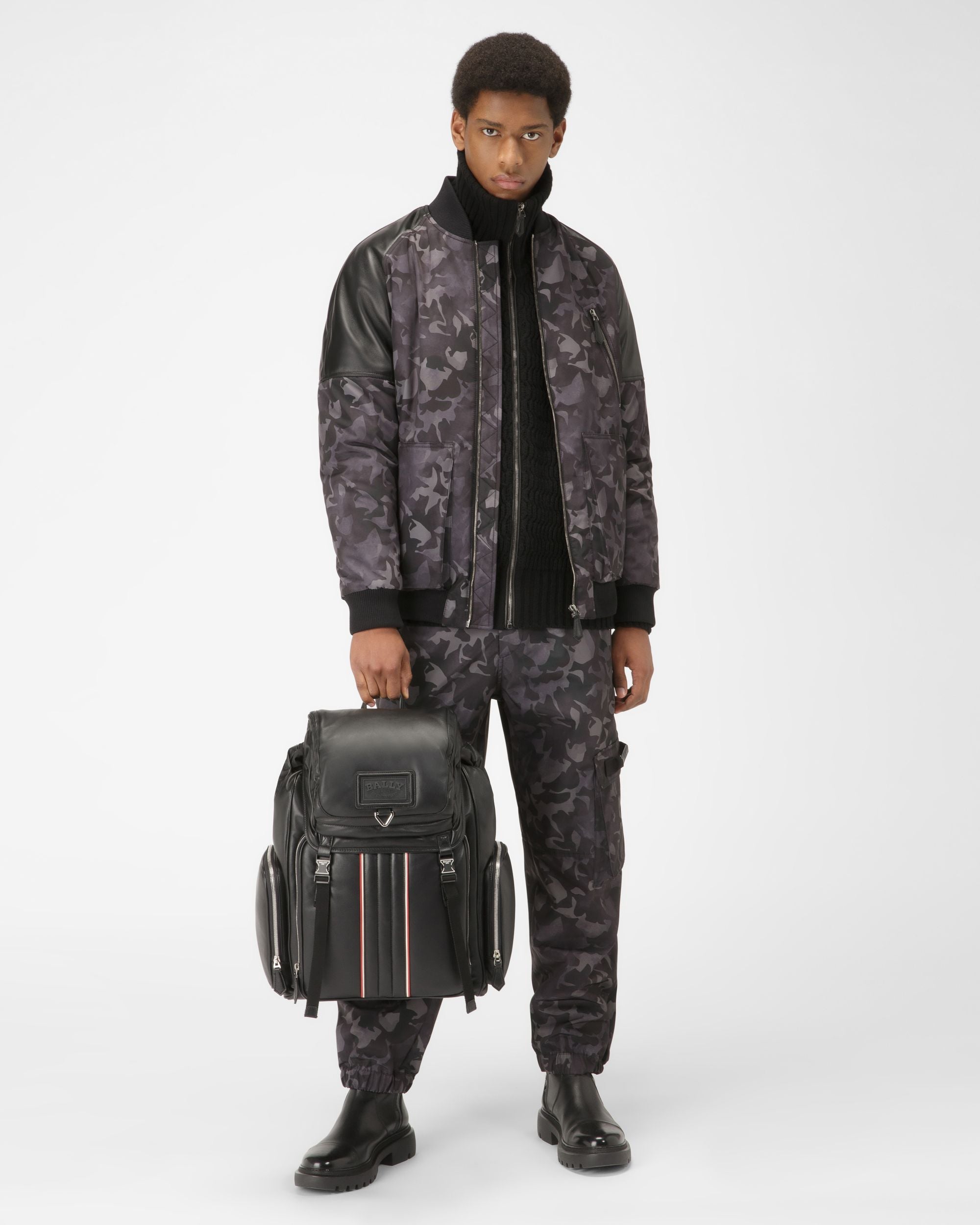Bombardier En Nylon Recyclé Noir - Homme - Bally - 05