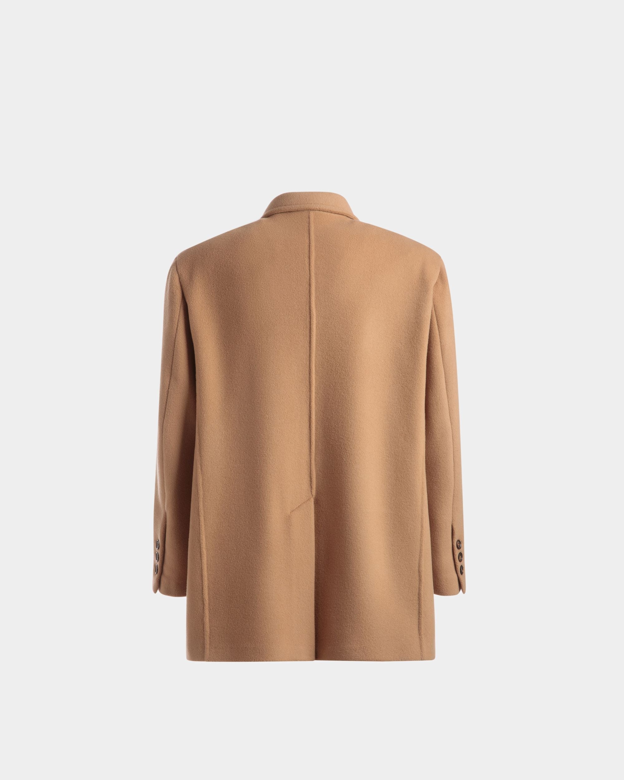 Veste Droite En Cachemire Mélangé Couleur Camel - Homme - Bally - 06