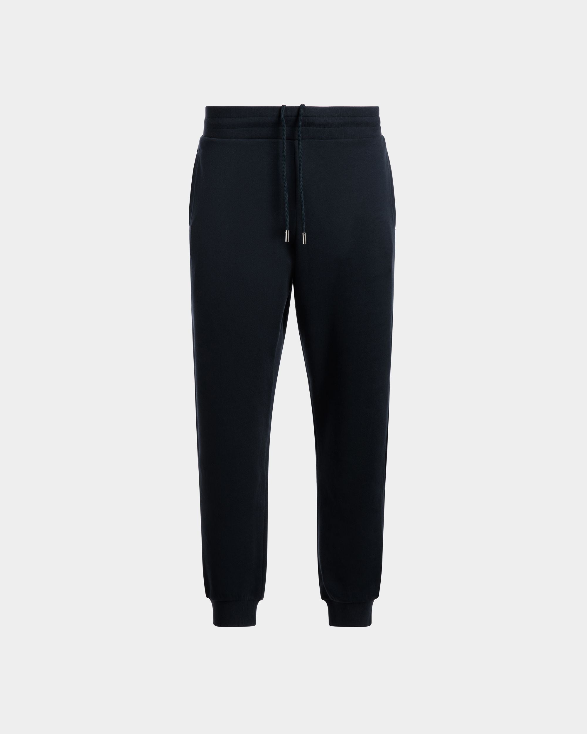 Trousers In Blue Mix Cotton - Homme - Bally - 01