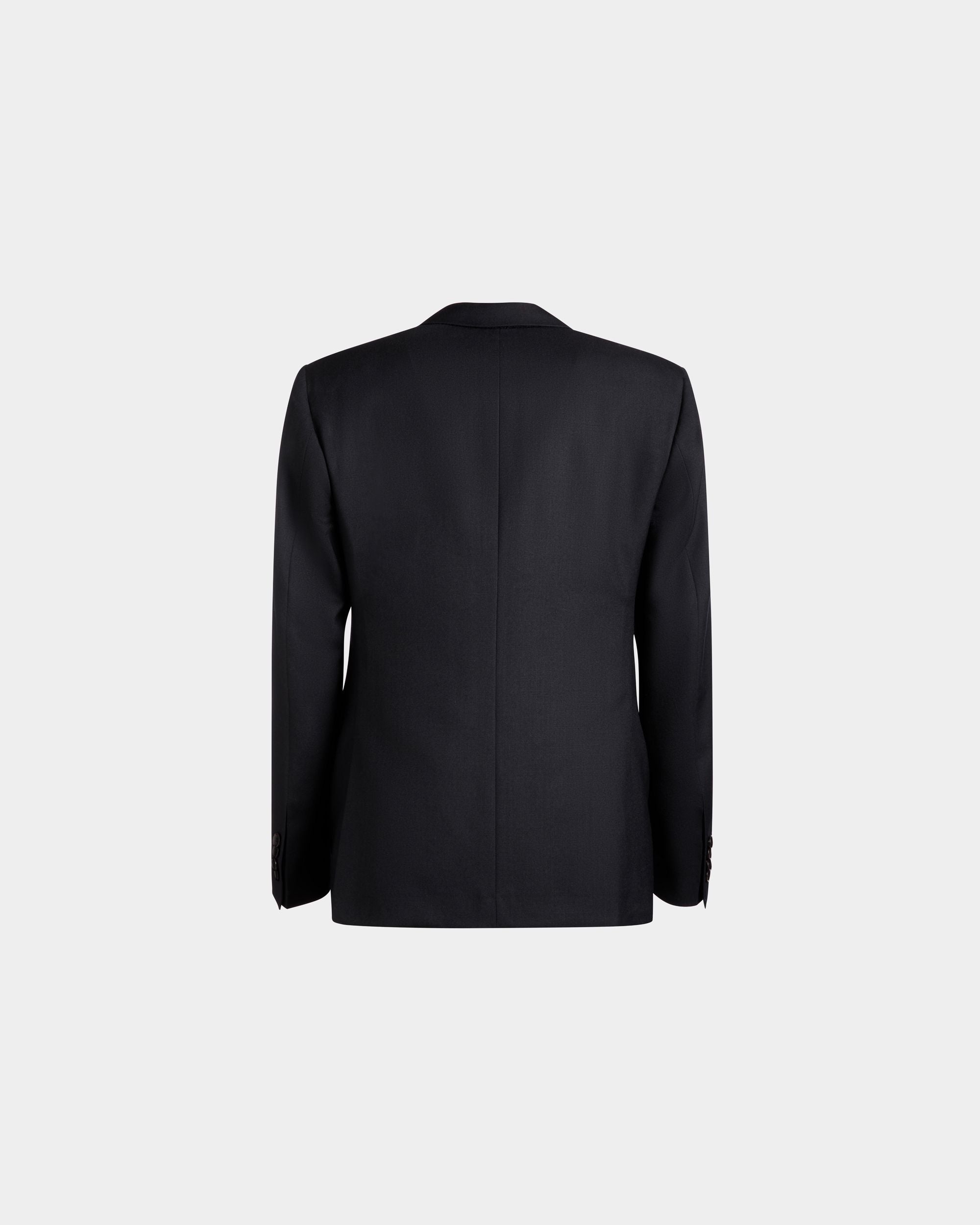 Blazer Droit Collection Voyage Adrien Brody En Laine Navy Blue - Homme - Bally - 09