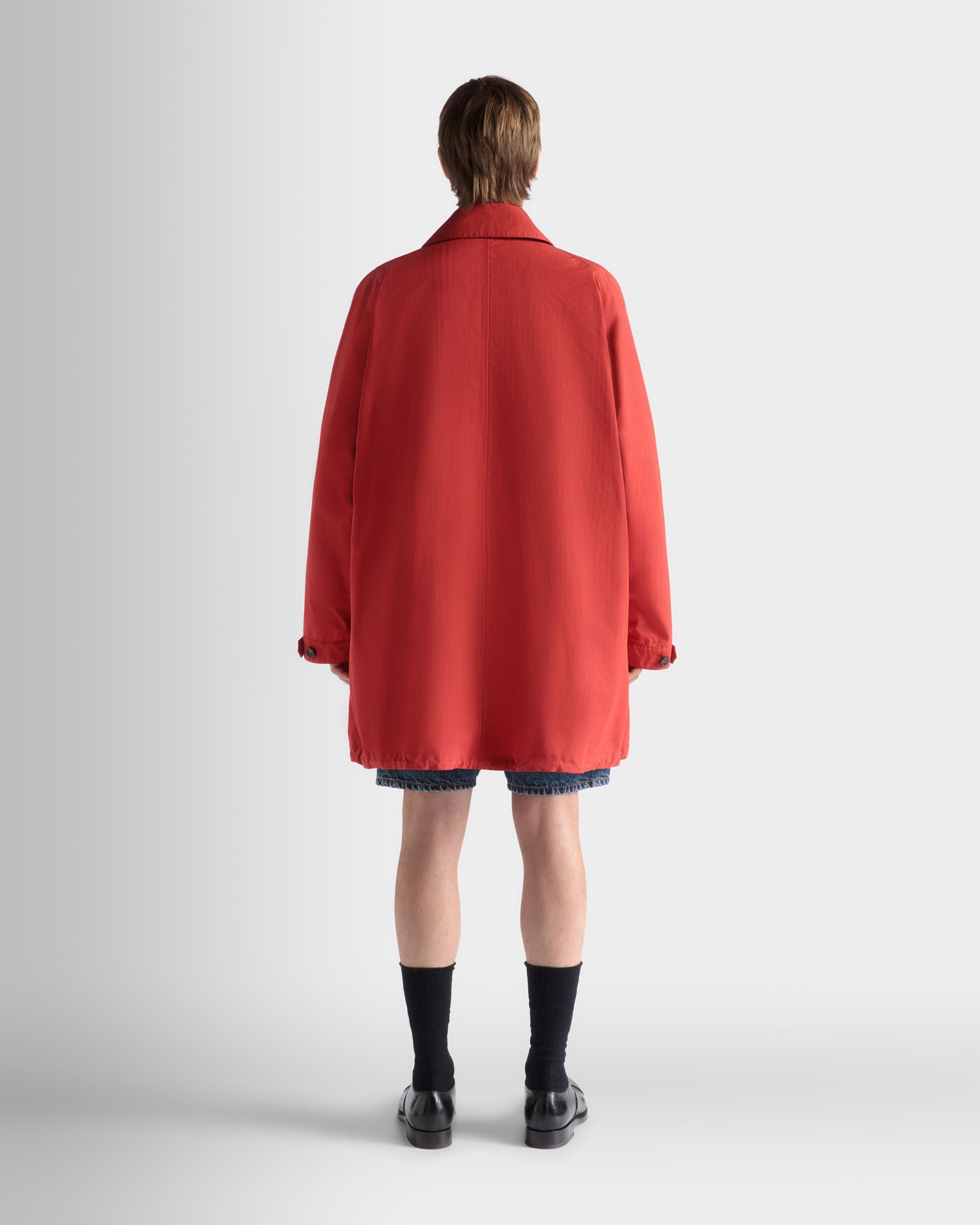 Manteau En Nylon Candy Red - Homme - Bally - 06