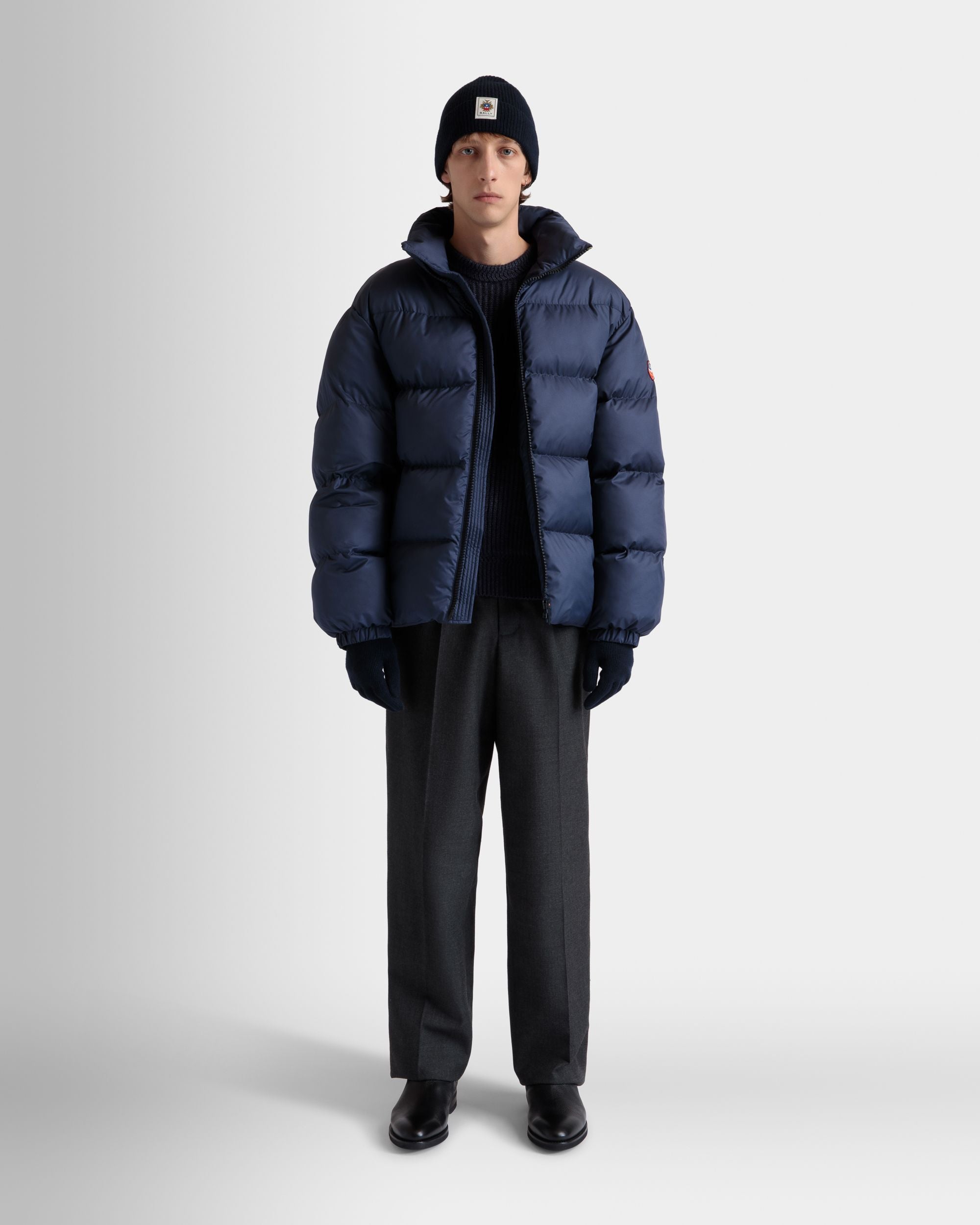Doudoune En Nylon Navy Blue - Homme - Bally - 02