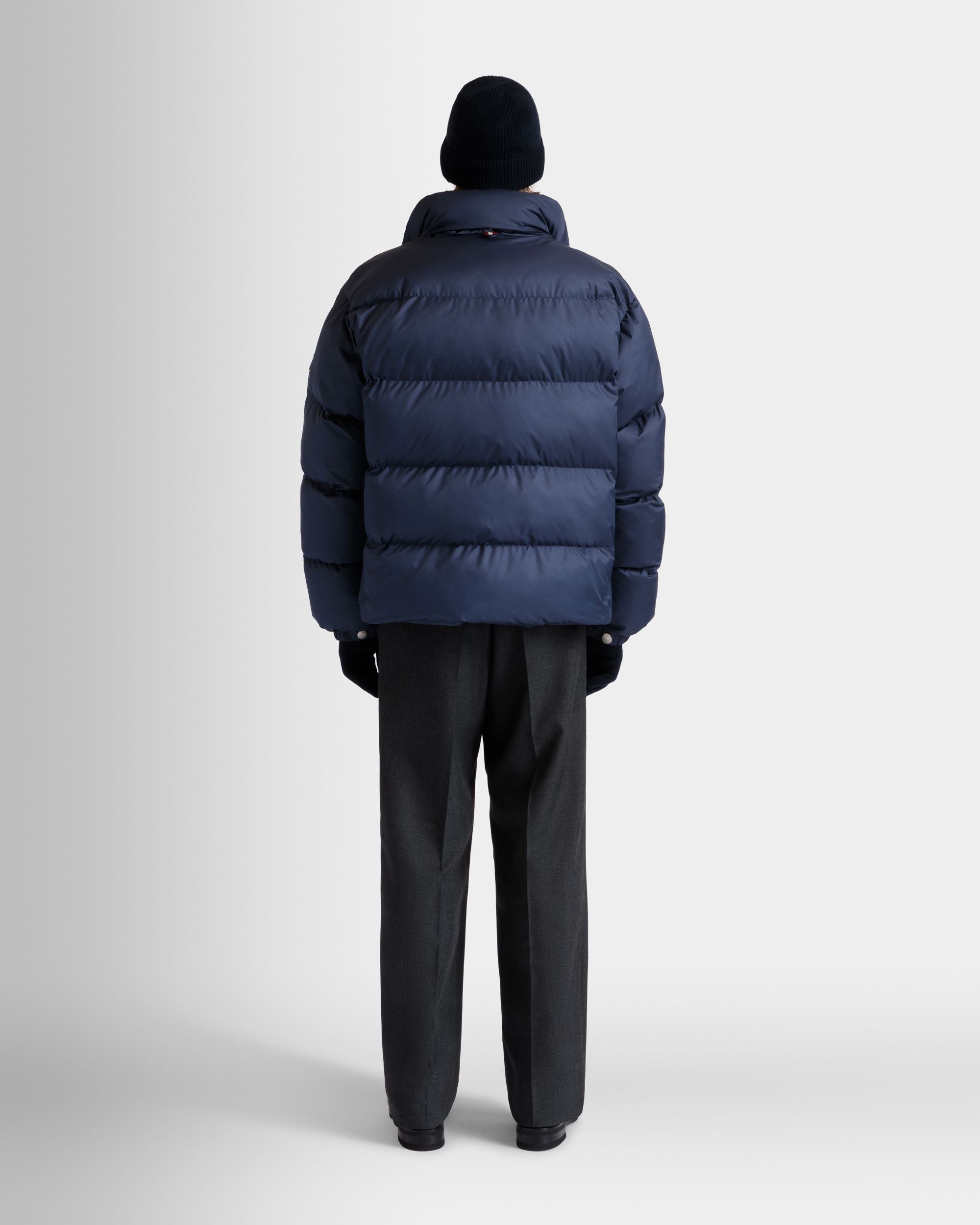 Doudoune En Nylon Navy Blue - Homme - Bally - 07