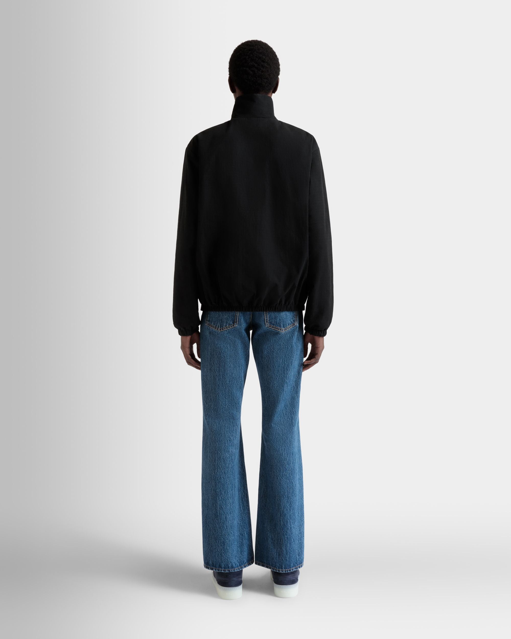 Blouson Bomber Réversible En Coton Mélangé Noir - Homme - Bally - 06