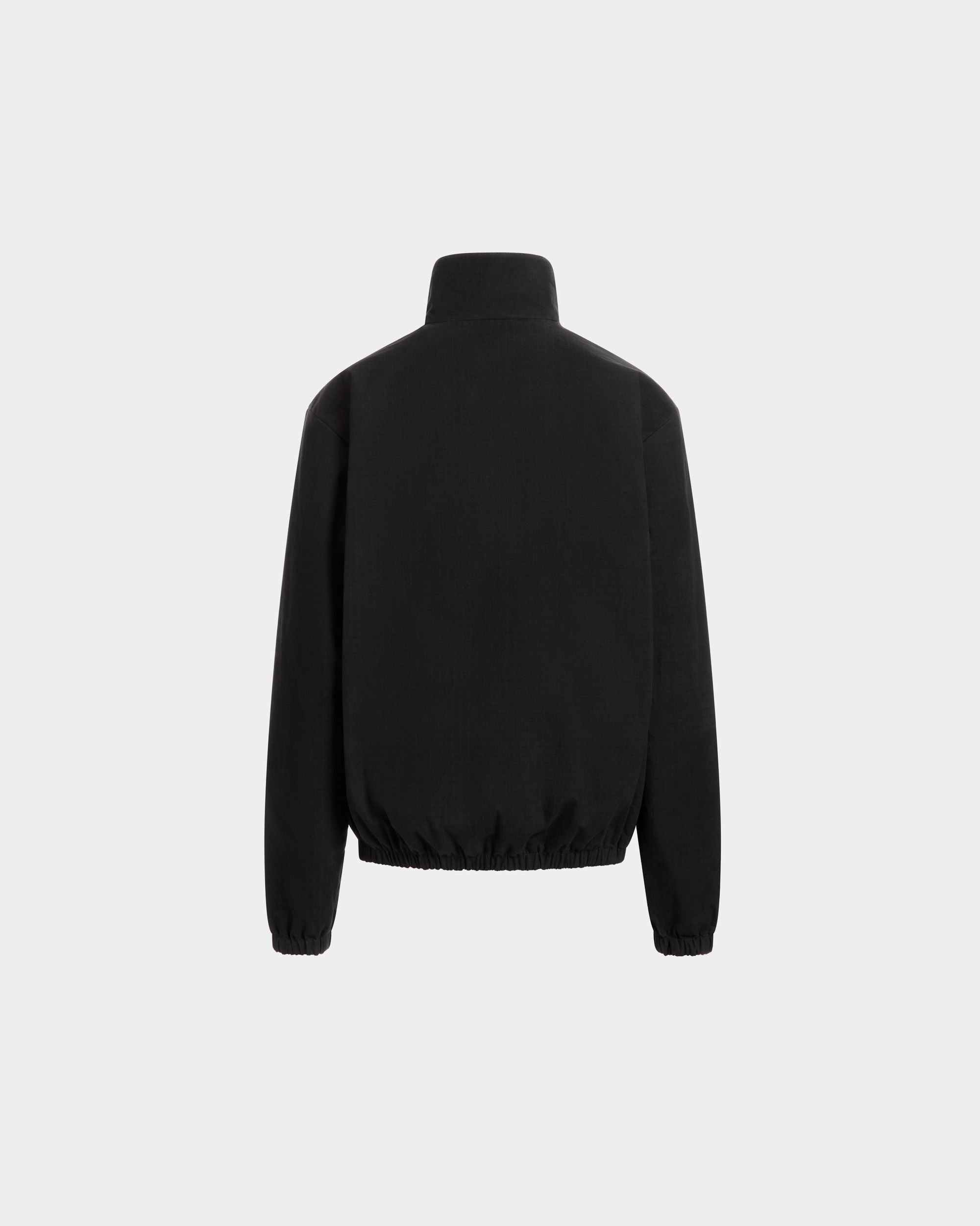 Blouson Bomber Réversible En Coton Mélangé Noir - Homme - Bally - 07