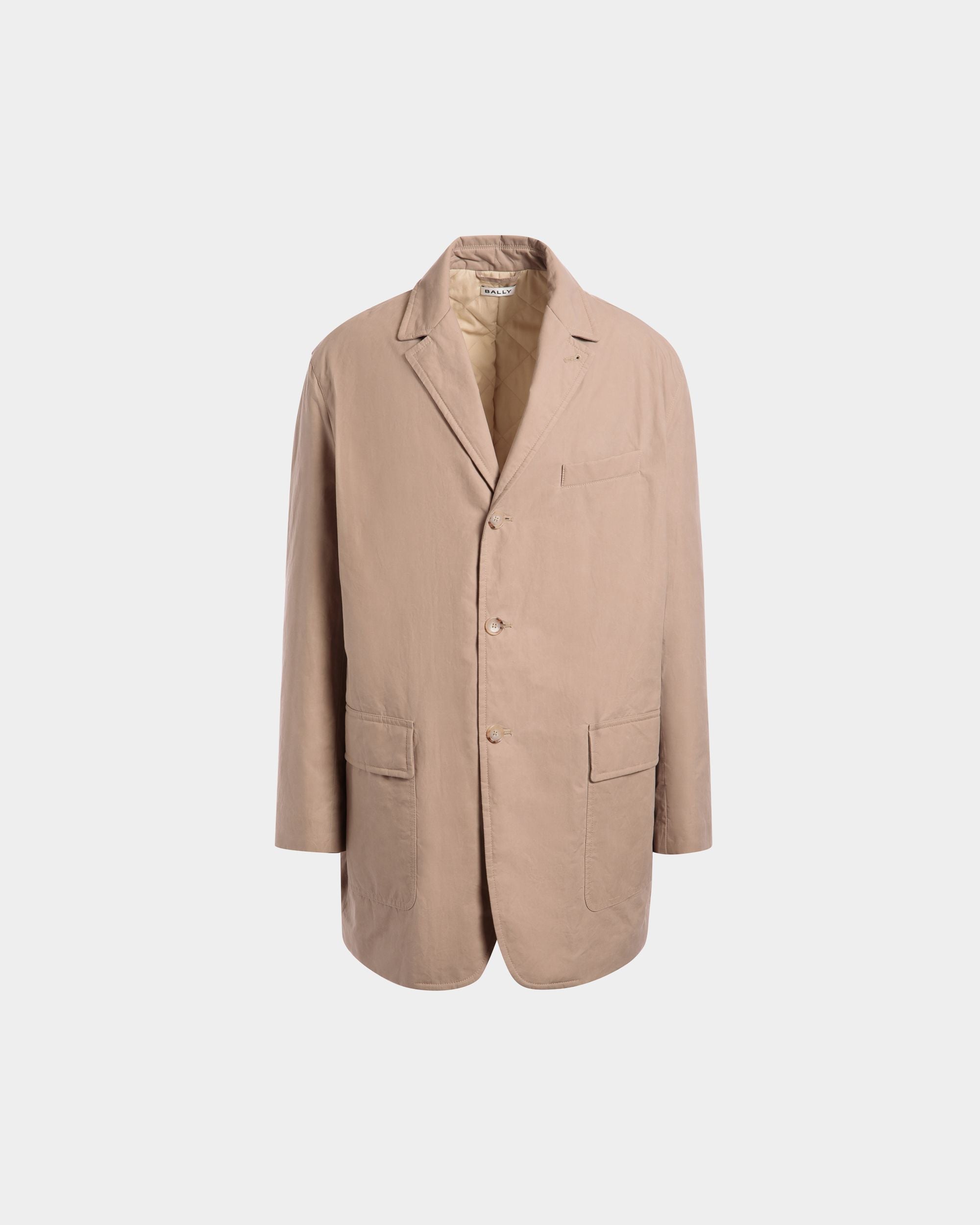 Manteau Car En Coton Beige - Homme - Bally - 01