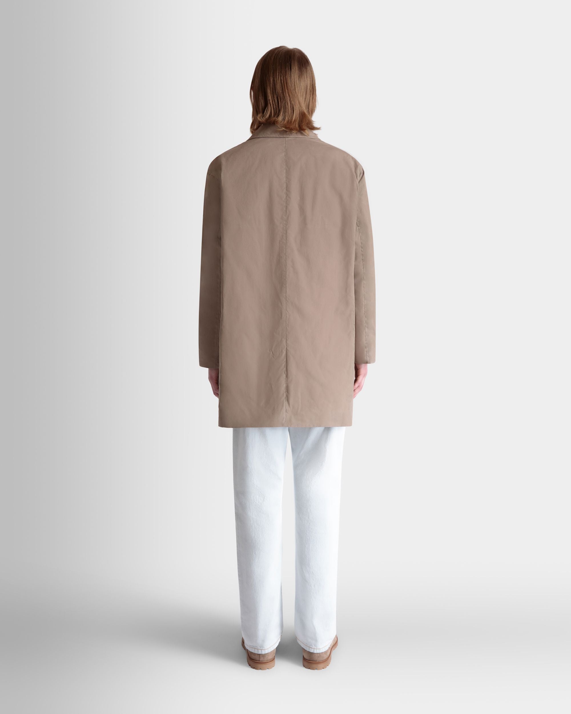 Manteau Car En Coton Beige - Homme - Bally - 06