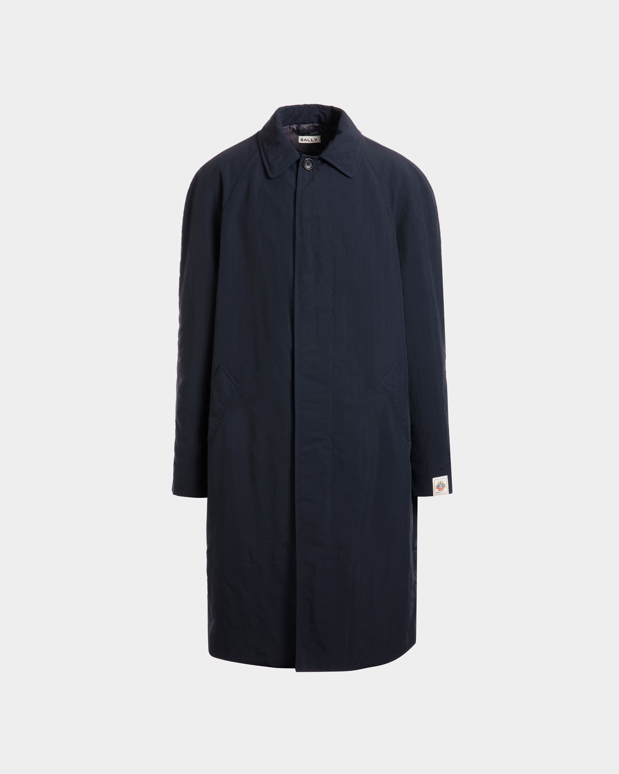 Trench En Nylon Navy Blue - Homme - Bally - 01