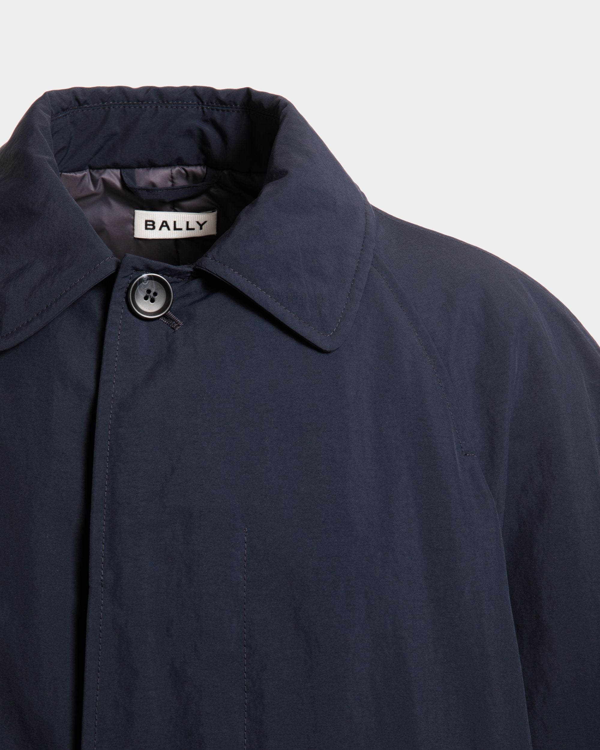 Trench En Nylon Navy Blue - Homme - Bally - 04