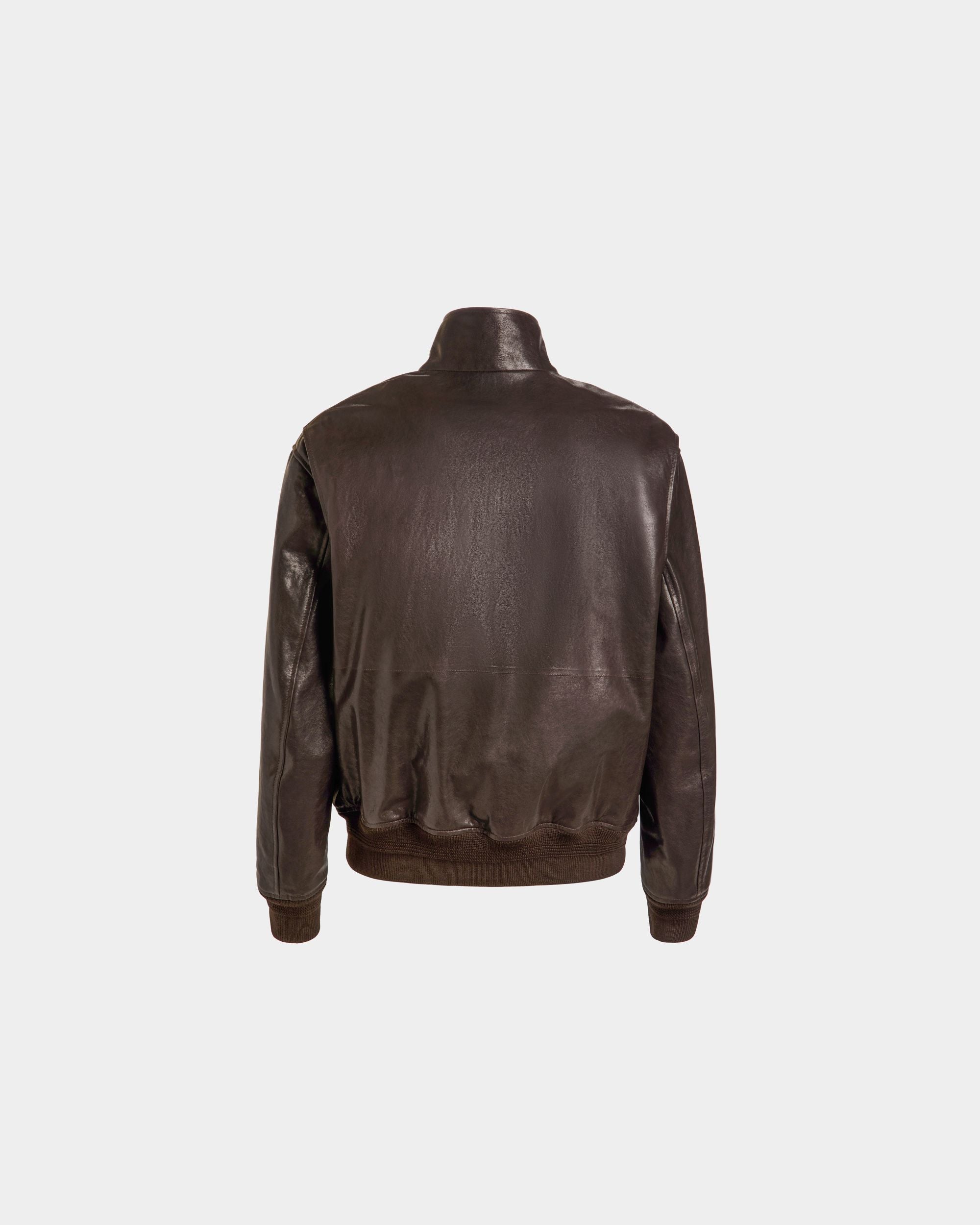 Bomber En Cuir Ebano - Homme - Bally - 07