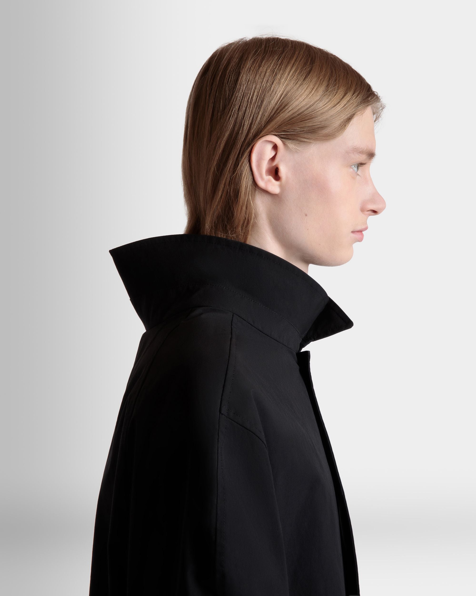 Manteau En Polyester Noir - Homme - Bally - 03