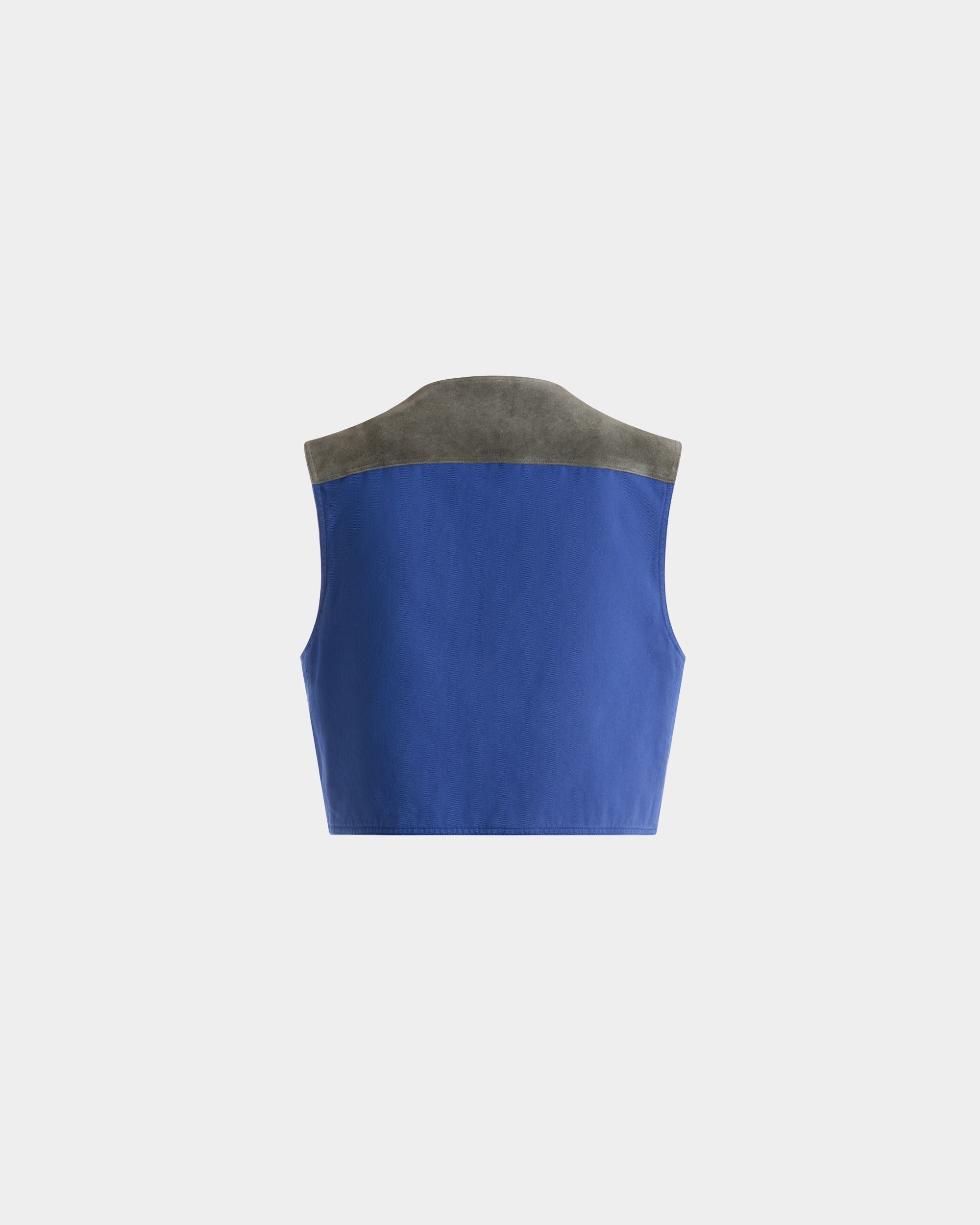 Gilet En Coton Bleu - Homme - Bally - 03