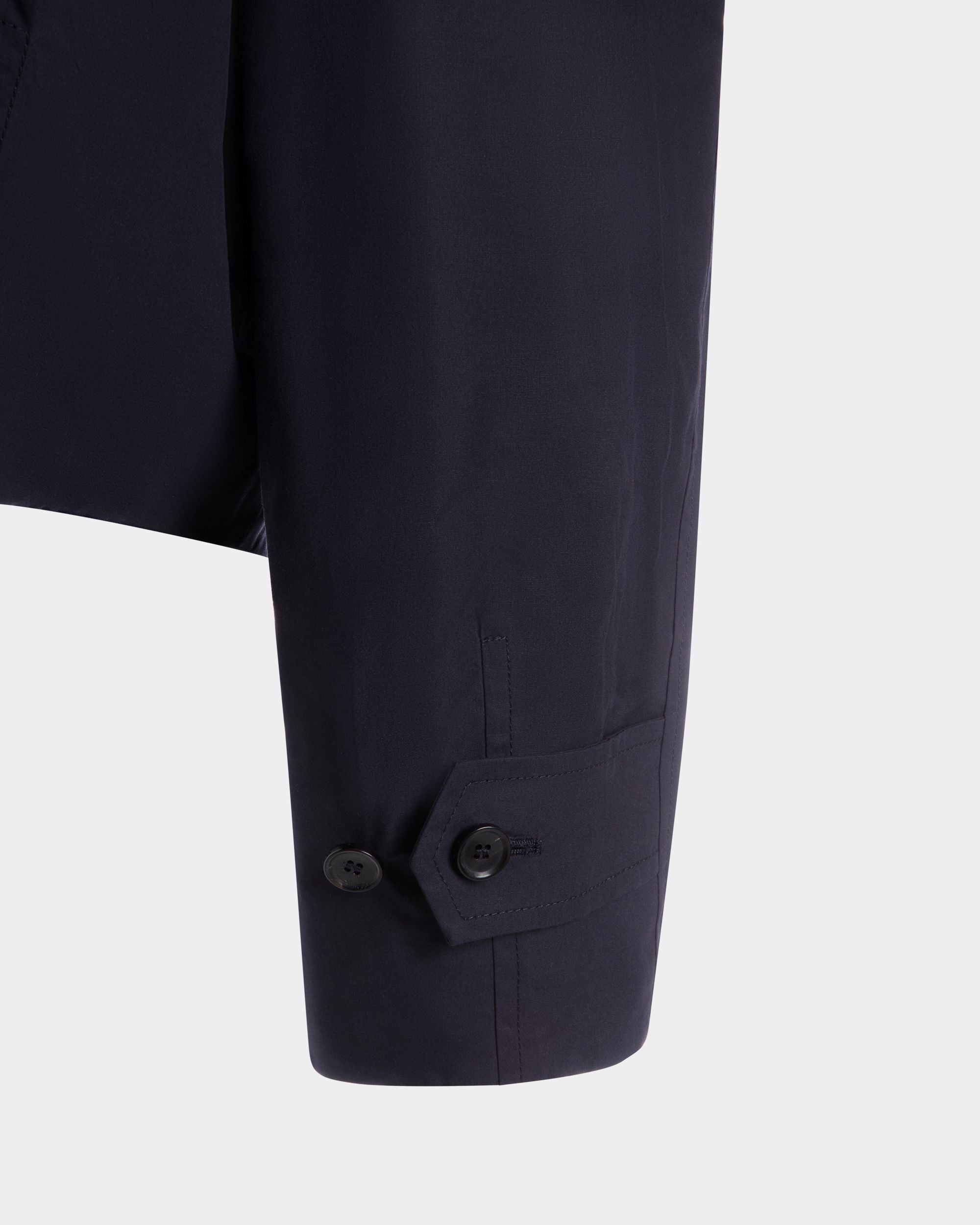 Blouson Bomber Court En Coton Navy Blue - Homme - Bally - 02