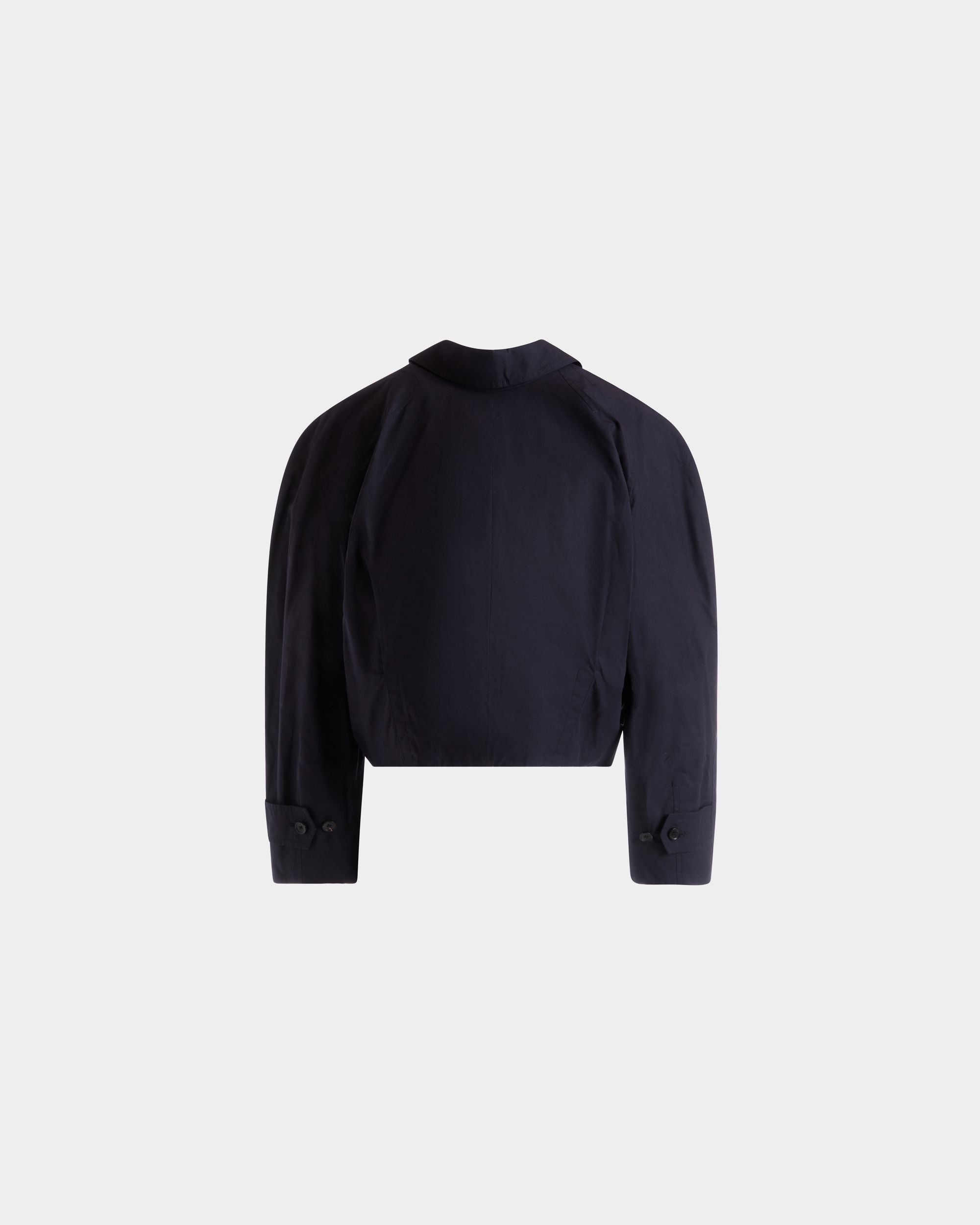 Blouson Bomber Court En Coton Navy Blue - Homme - Bally - 03