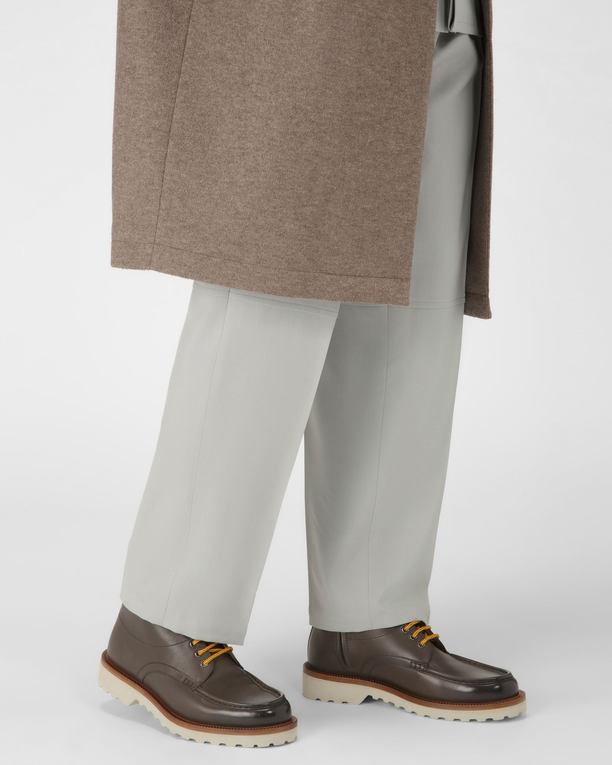 Botte Nottingham En Cuir Army Green - Homme - Bally - 07