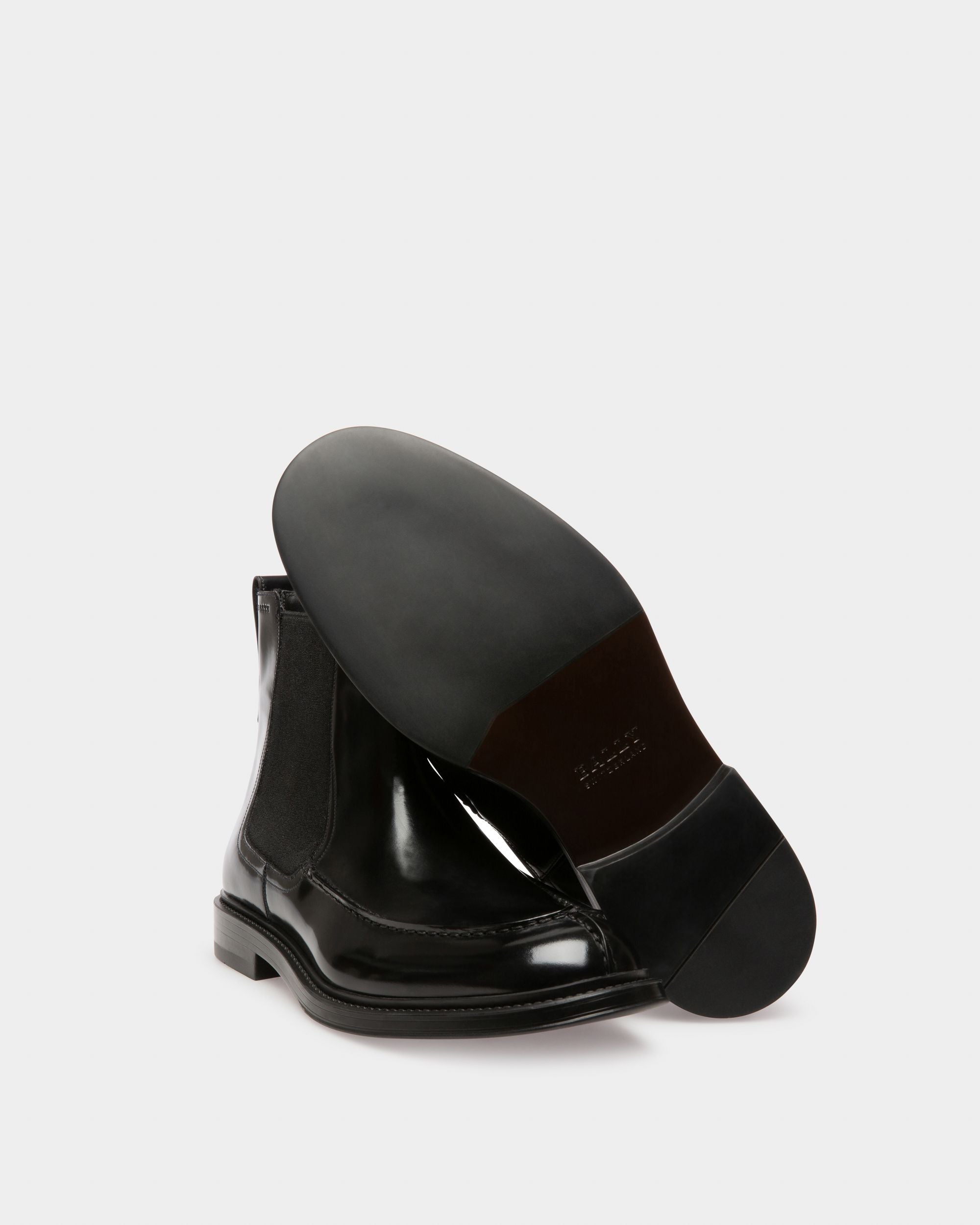 Nidro Bottines En Cuir Noir - Homme - Bally - 03