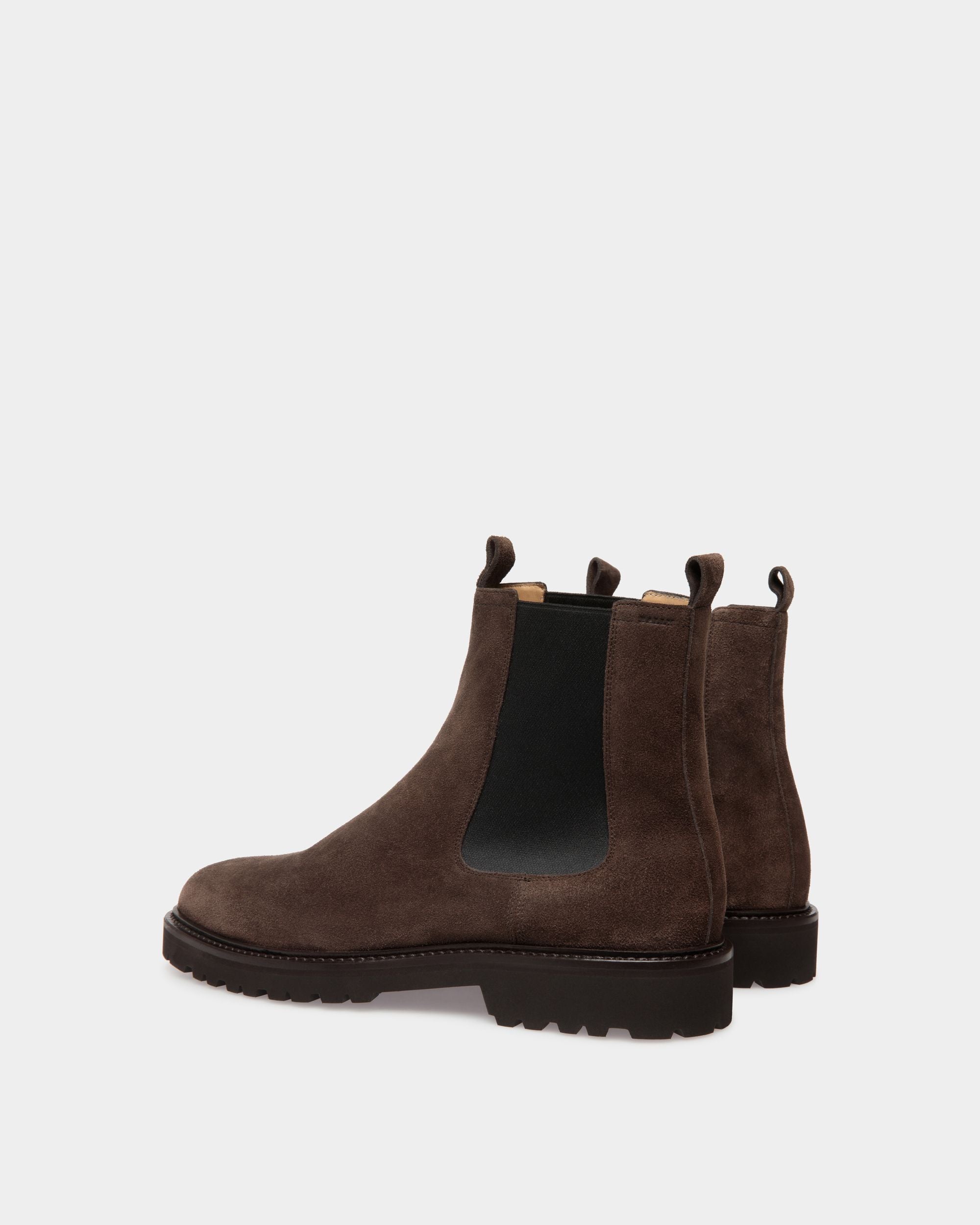 Bottine En Daim Marron - Homme - Bally - 03