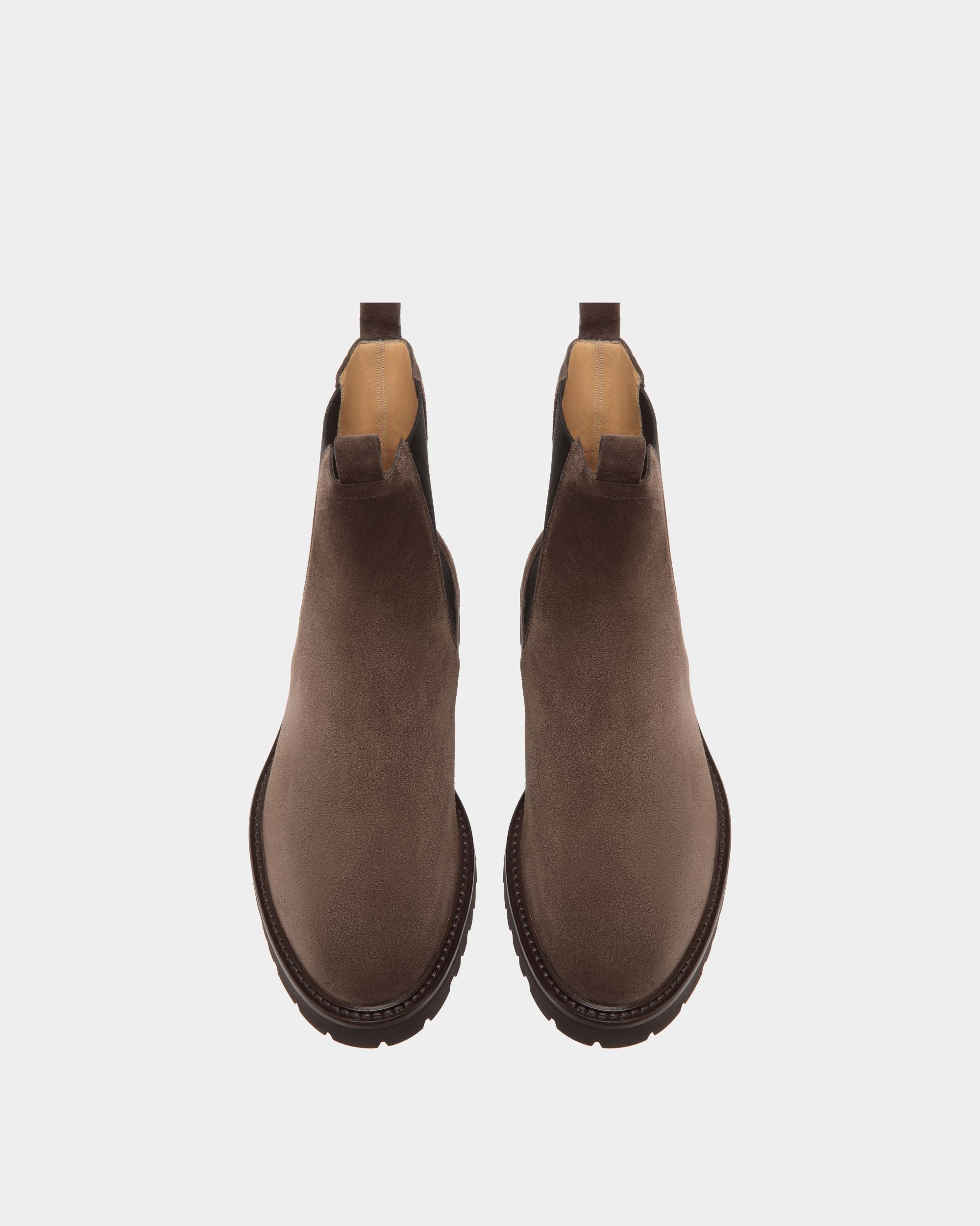 Bottine En Daim Marron - Homme - Bally - 04