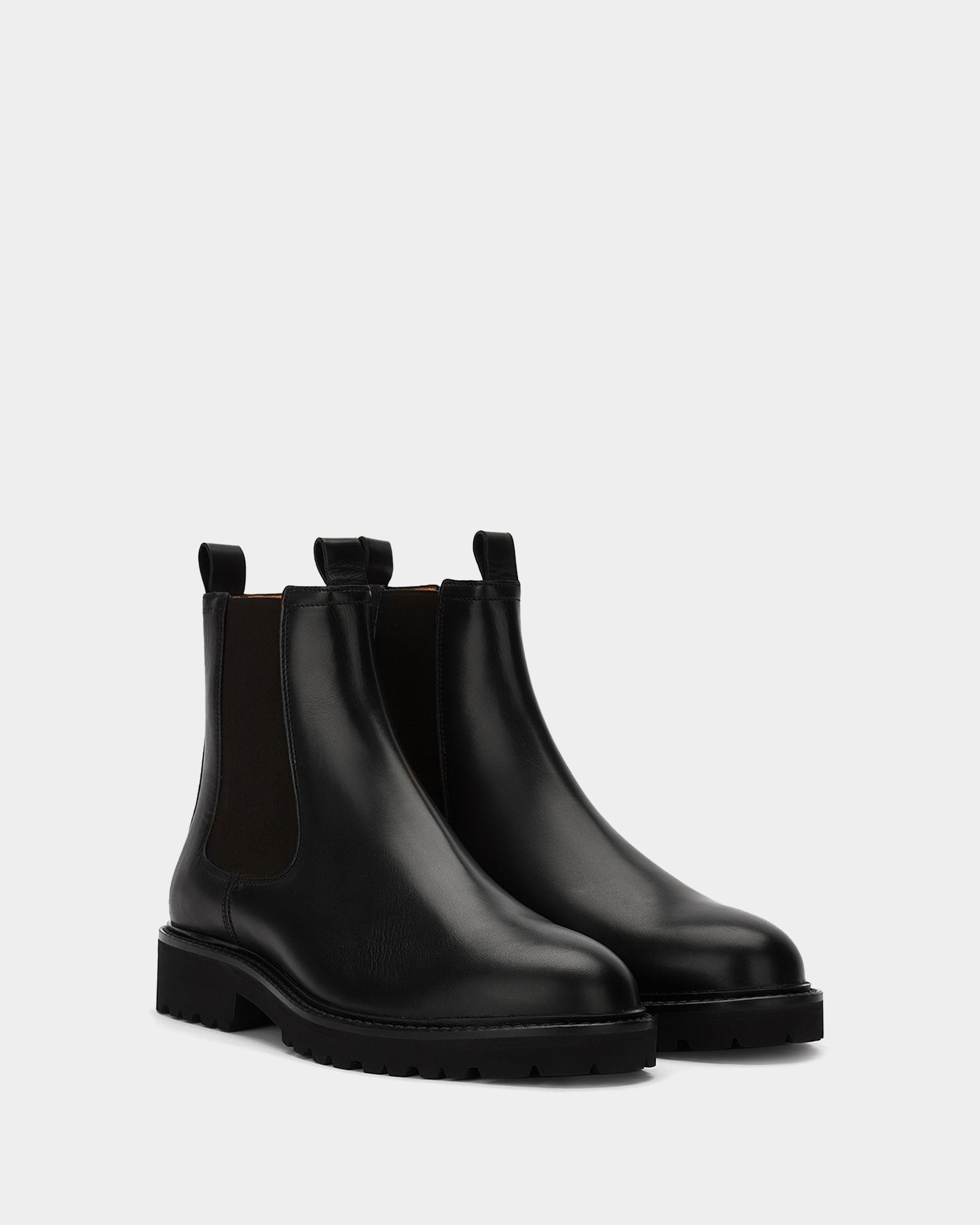 Bottine En Cuir Noir - Homme - Bally - 02