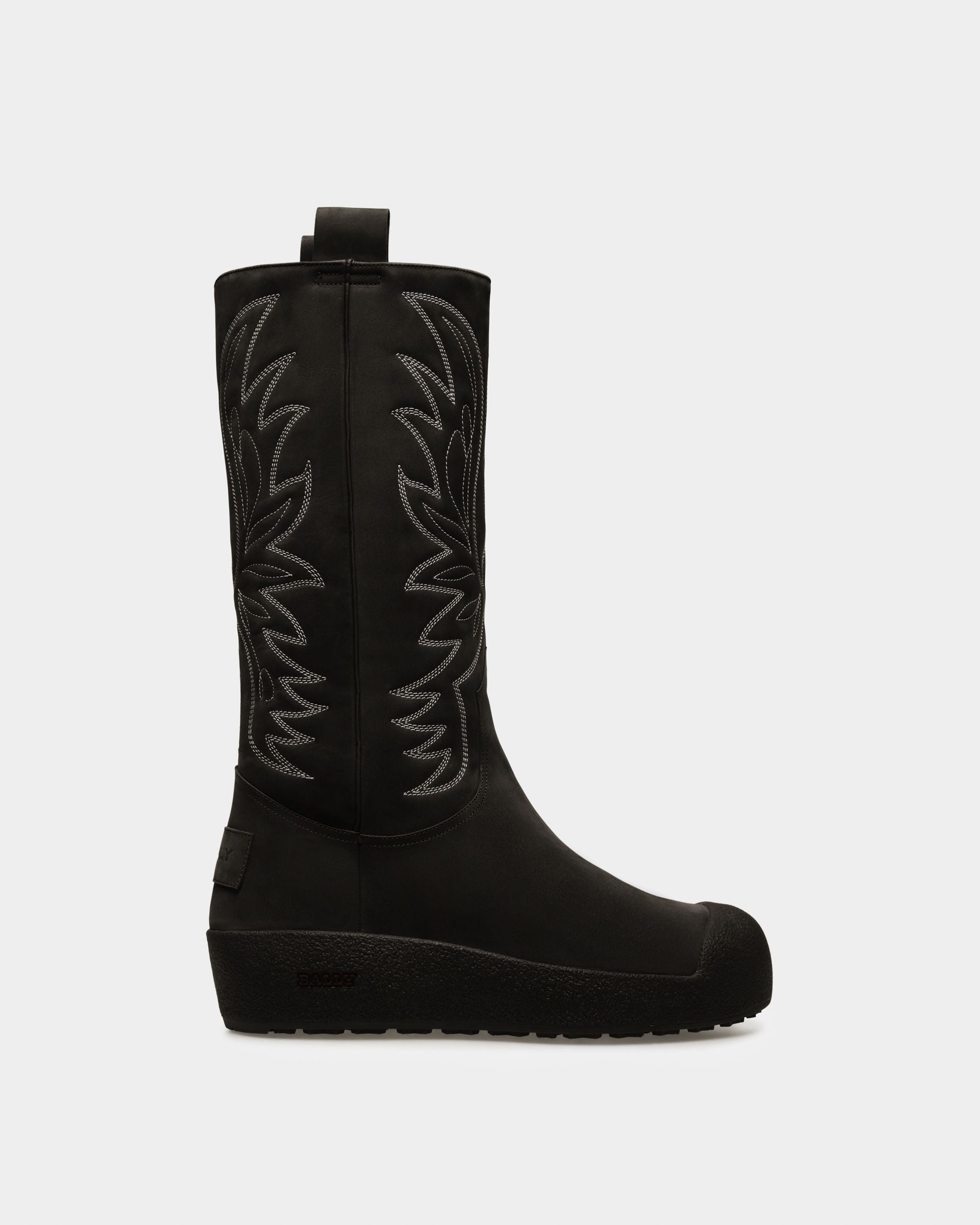 Montana Bottes De Neige En Cuir Noir - Homme - Bally - 01
