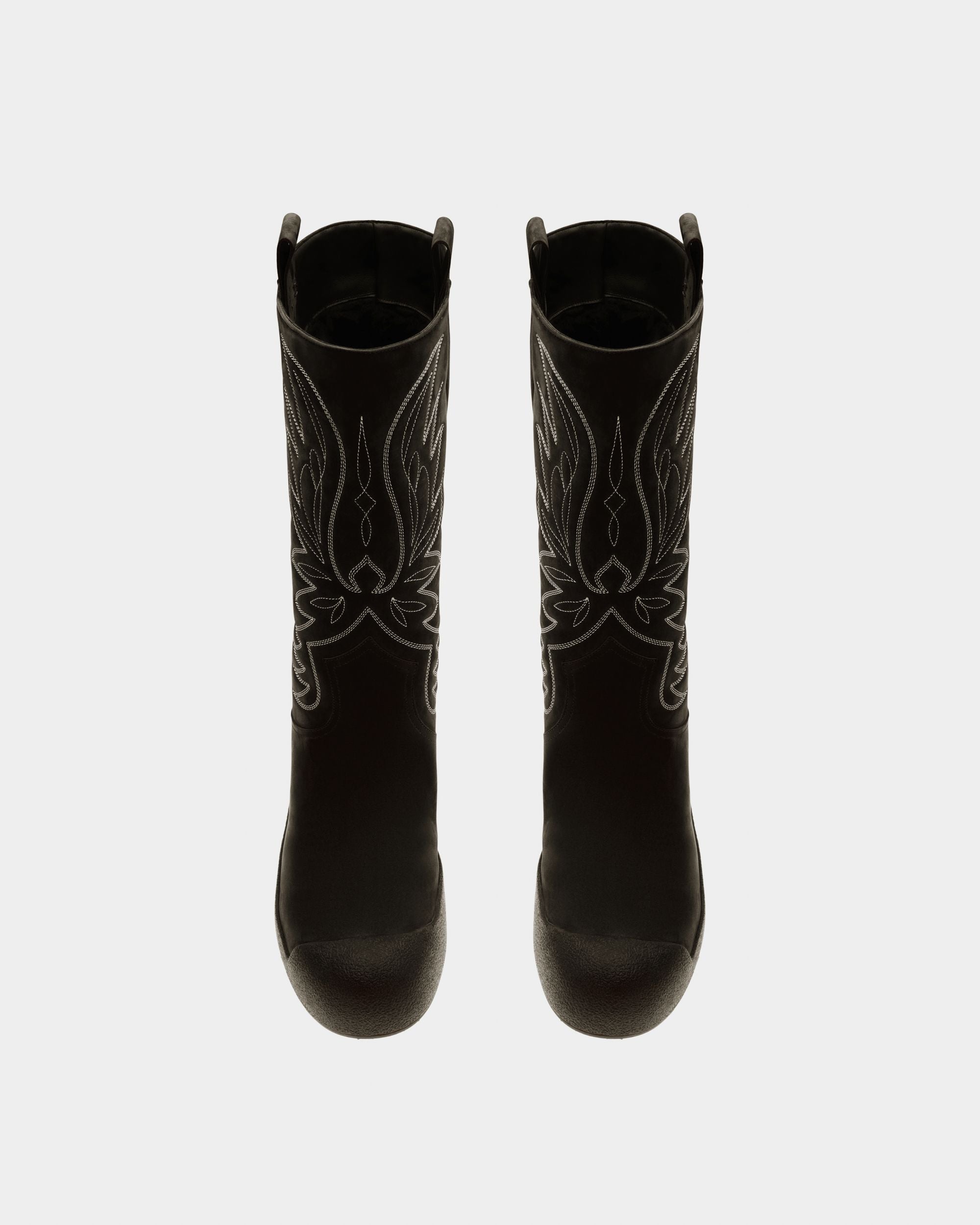 Montana Bottes De Neige En Cuir Noir - Homme - Bally - 02