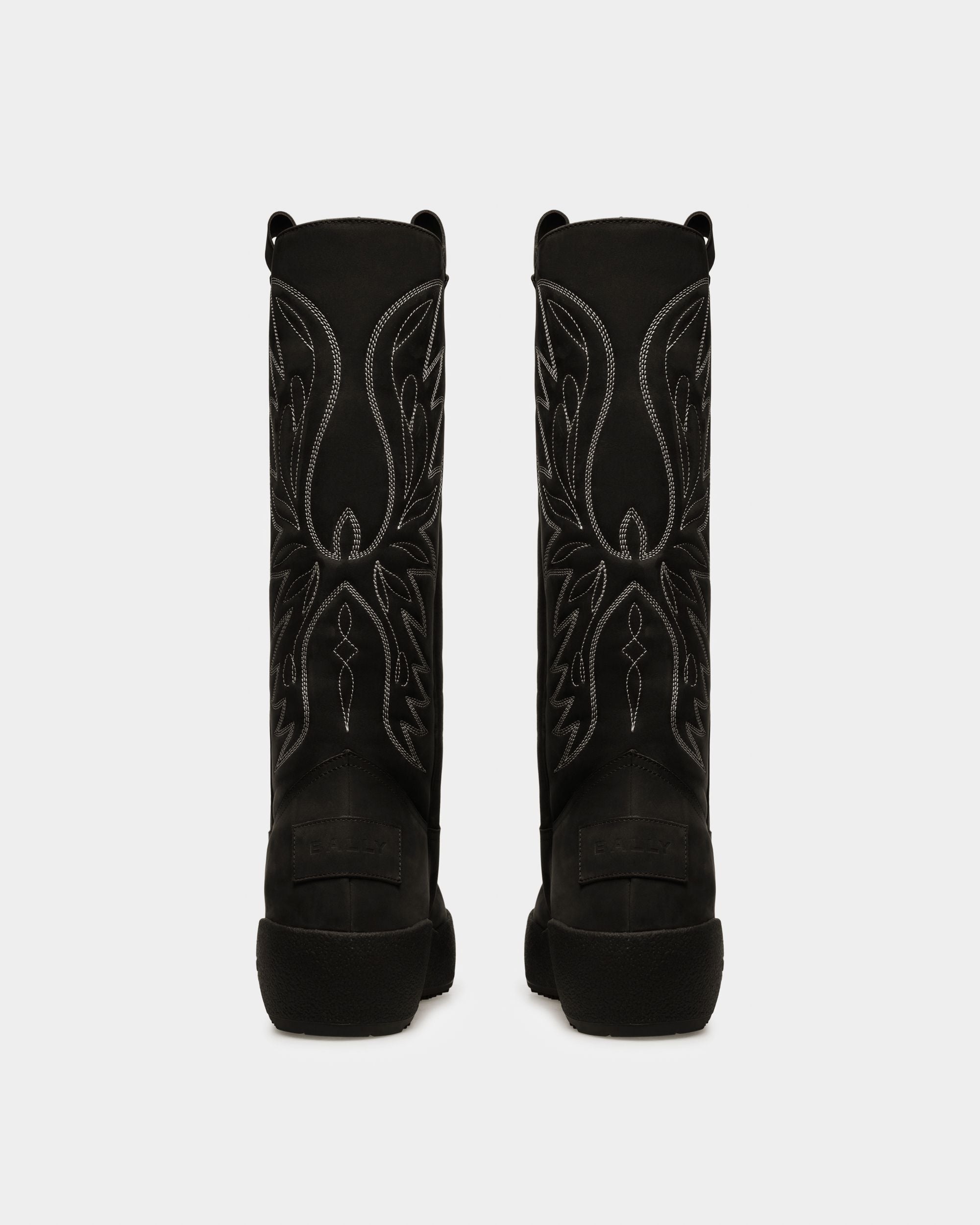 Montana Bottes De Neige En Cuir Noir - Homme - Bally - 04