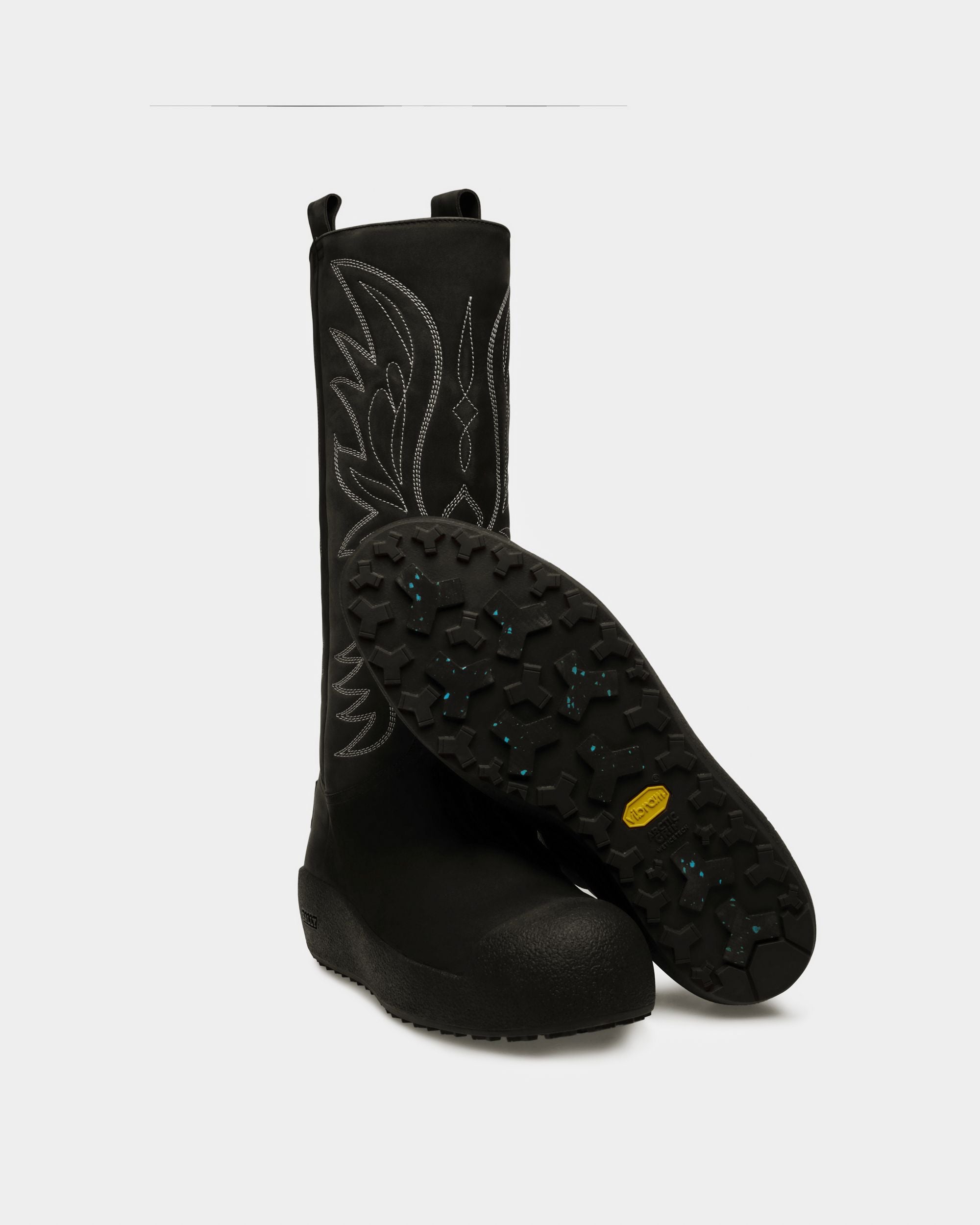 Montana Bottes De Neige En Cuir Noir - Homme - Bally - 05