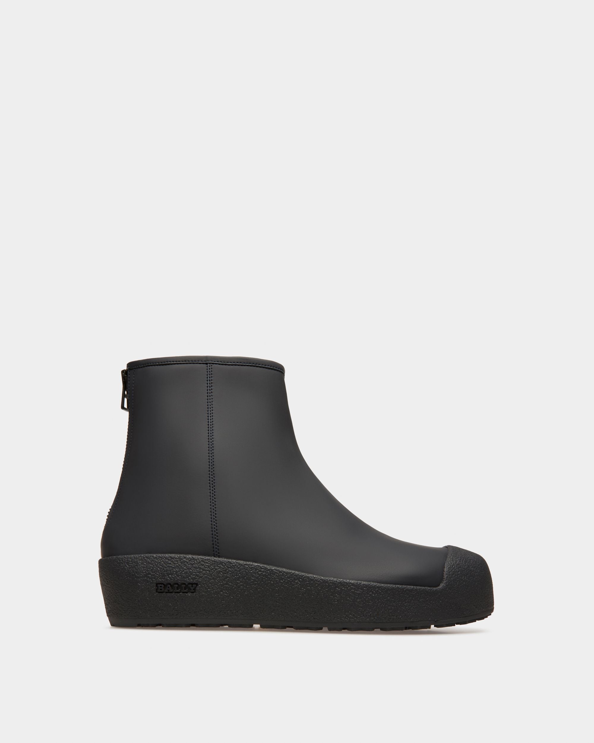 Bernina Bottes De Neige En Cuir Bleu Marine - Homme - Bally - 01