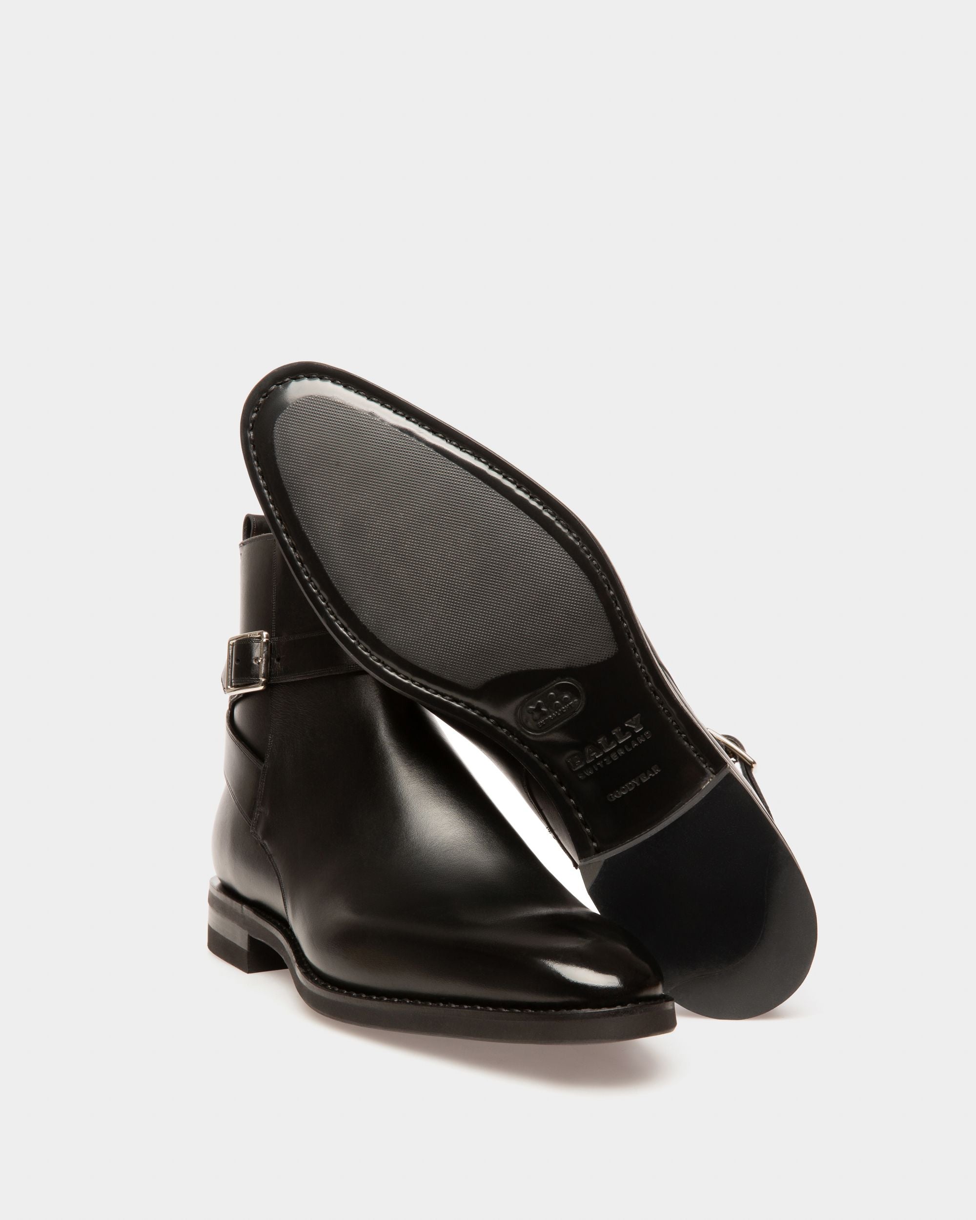 Scaviel Bottines En Cuir Noir - Homme - Bally - 05