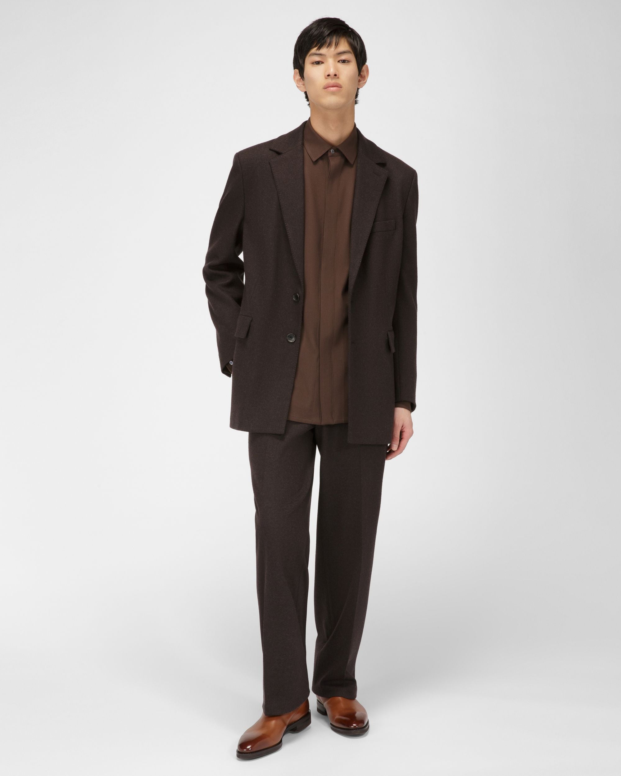 Scaviel Bottines En Cuir Marron - Homme - Bally - 03