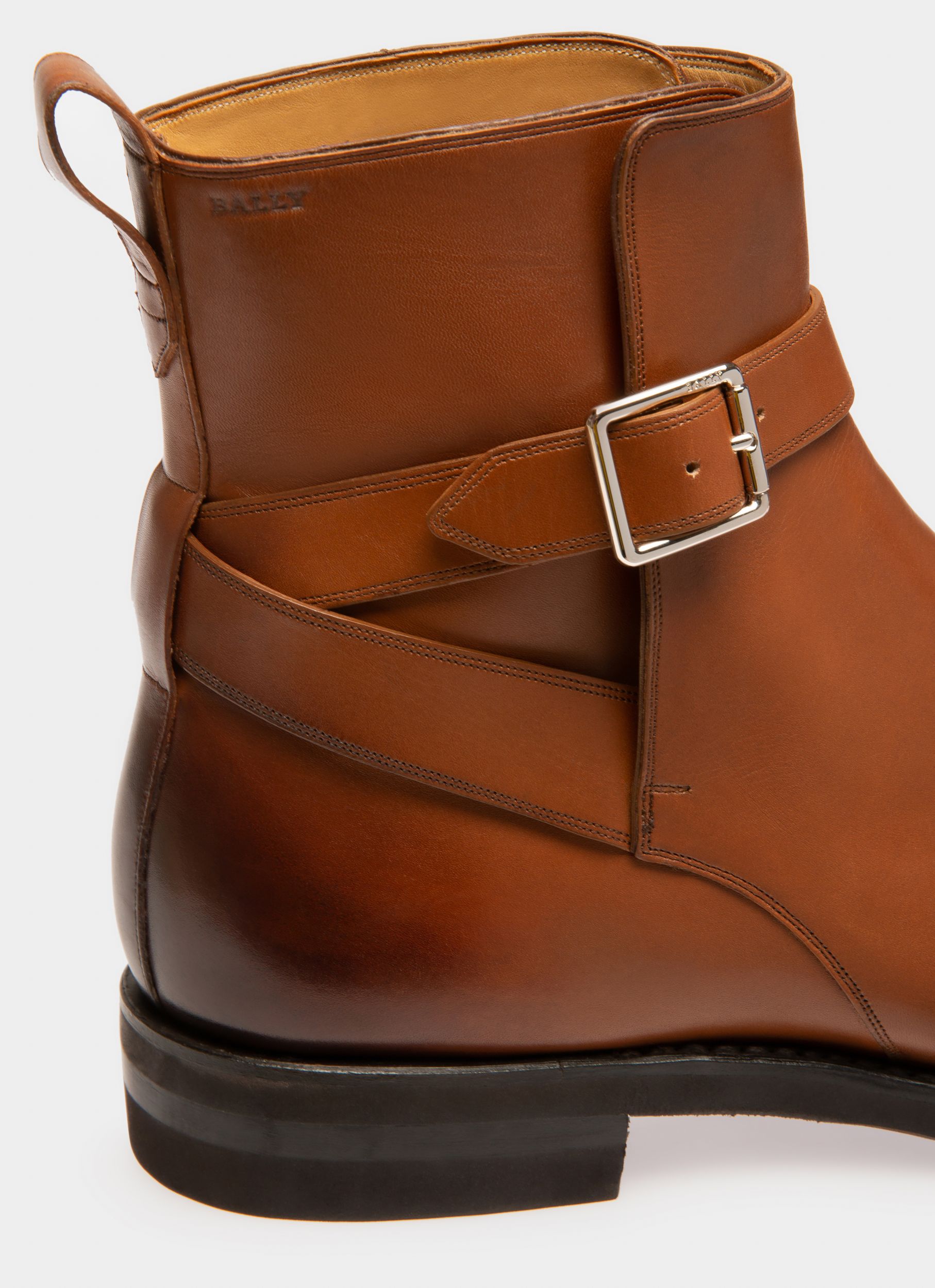 Scaviel Bottines En Cuir Marron - Homme - Bally - 06
